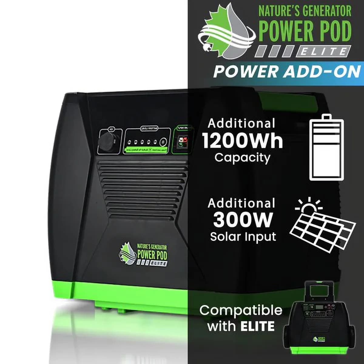 Classic Generator with 12-volt DC outlet, Black - Black Nature - Commercial Quality Model 6F5532