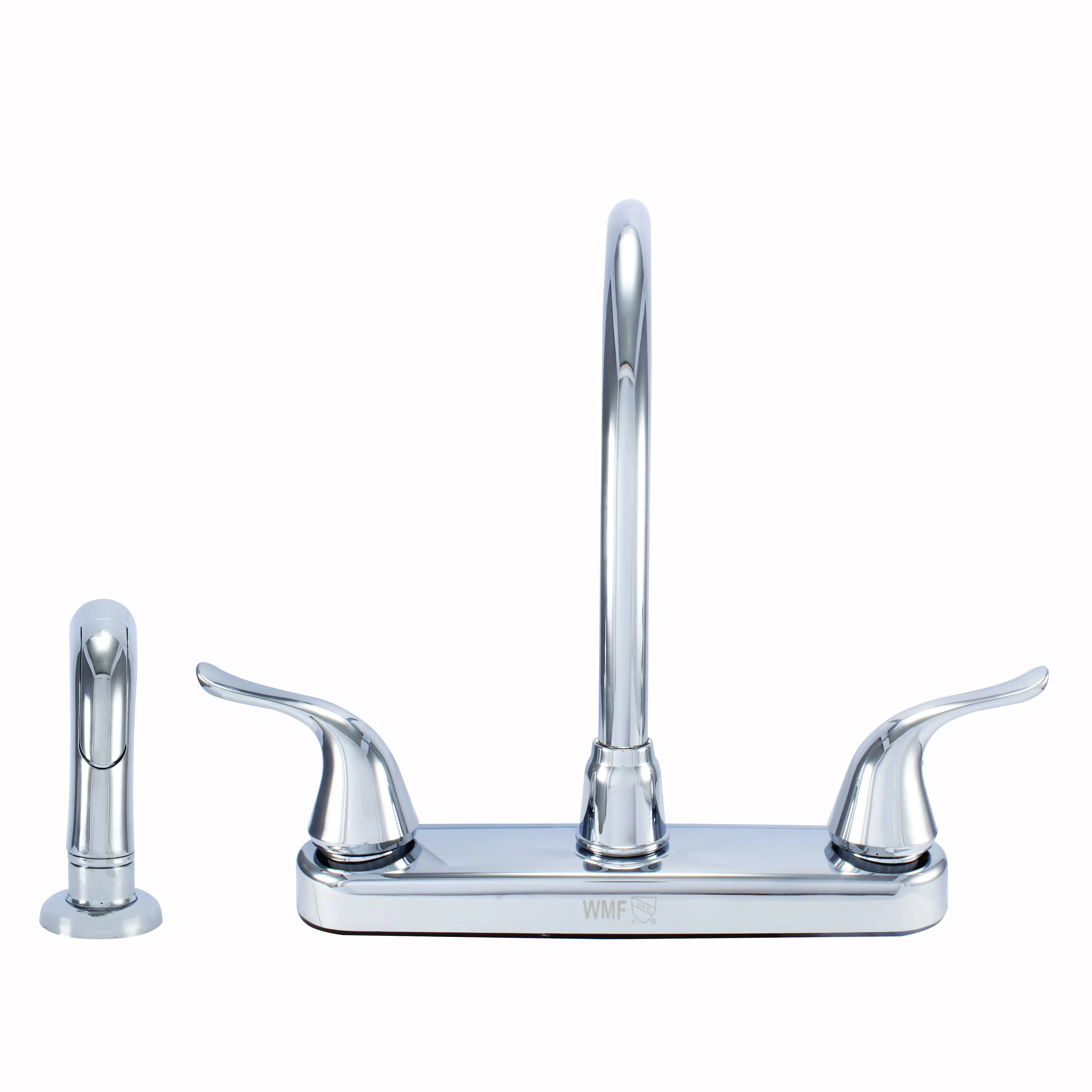 Quality Plumbing with 360 Degree Swivel, Side Spray, Washerless cartridge - Chrome Chrome Model B1F899
