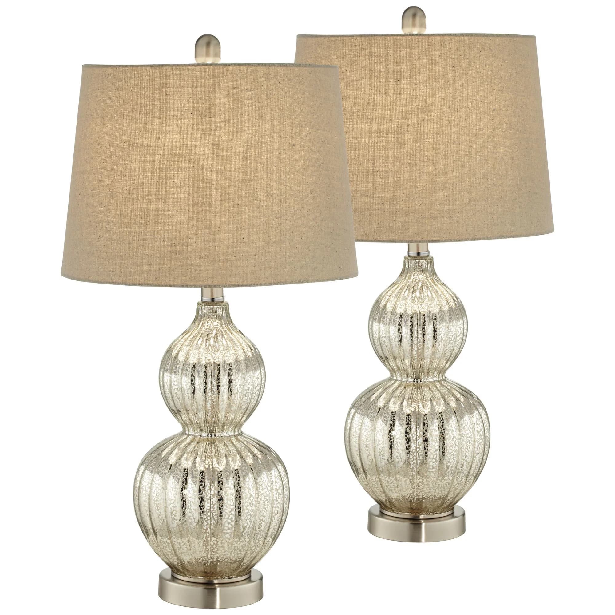 Reliable Lamp Set with Incandescent - Glass Silver Lili - Satisfaction Guaranteed Model 060813