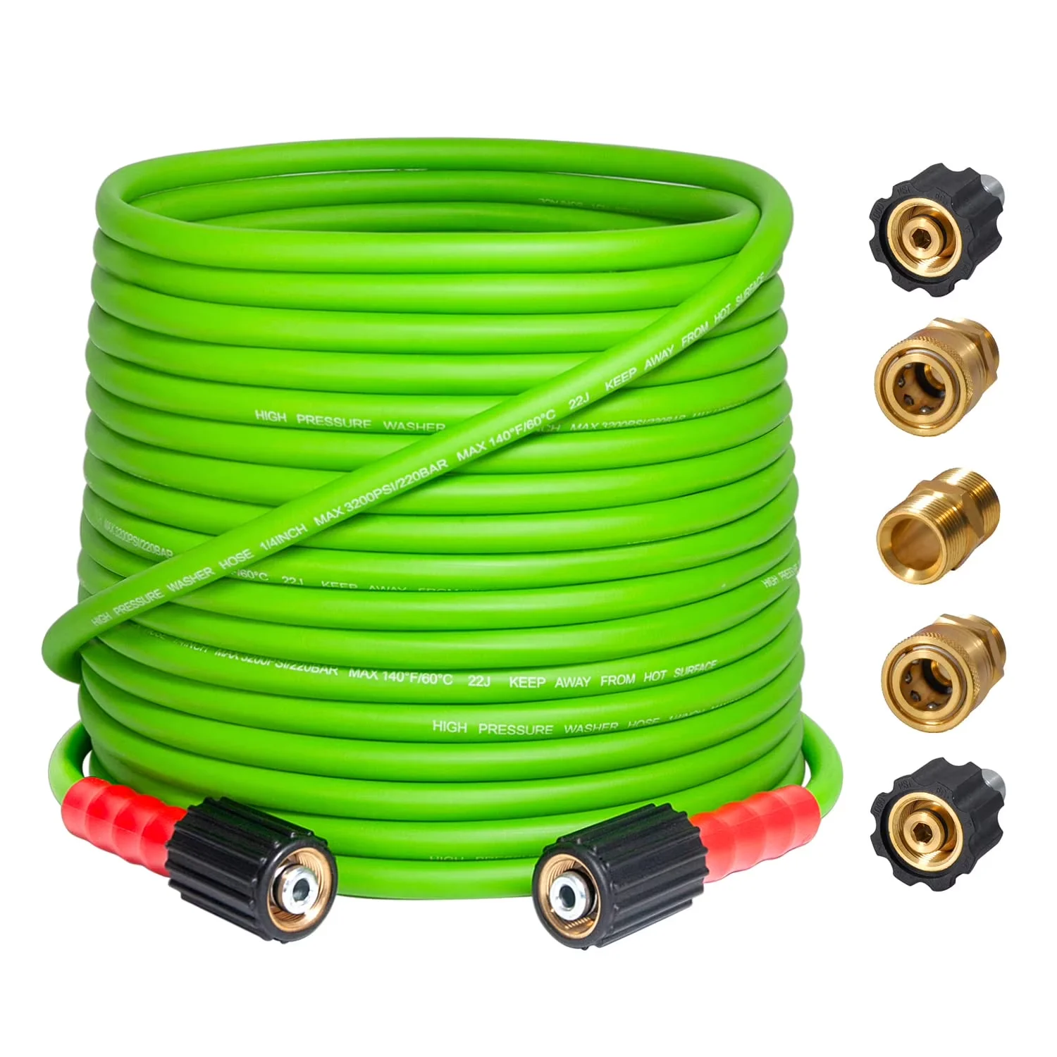 Essential Pressure Washer with Kink Free Hose, PROFESSIONAL PERFORMANCE, QUICK CONNECT & EXTENSION HOSE KIT - Model 38A95D