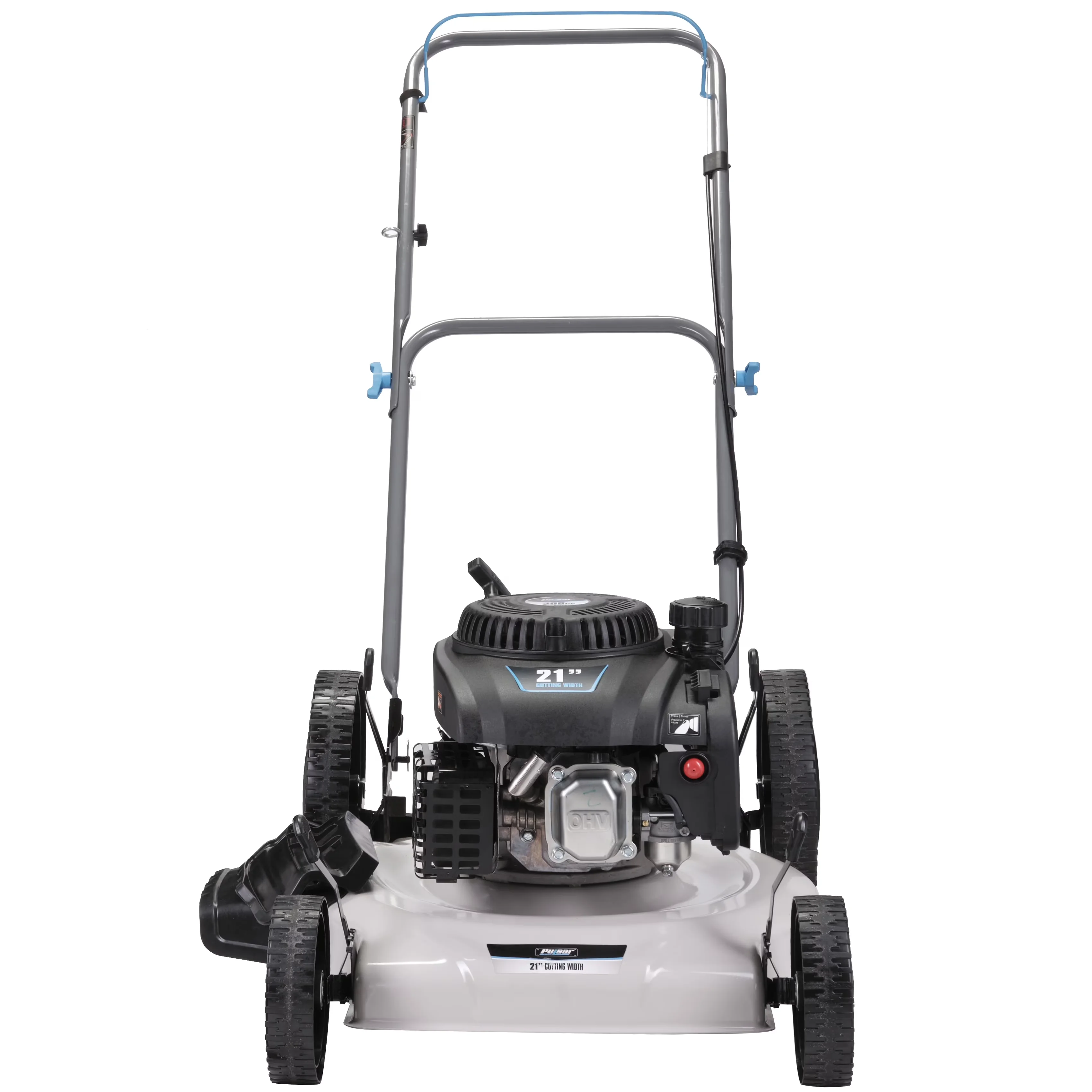 Durable Push Mower with Tool-Free Adjustments, Adjustable Cutting Height - White Model F4FDE1