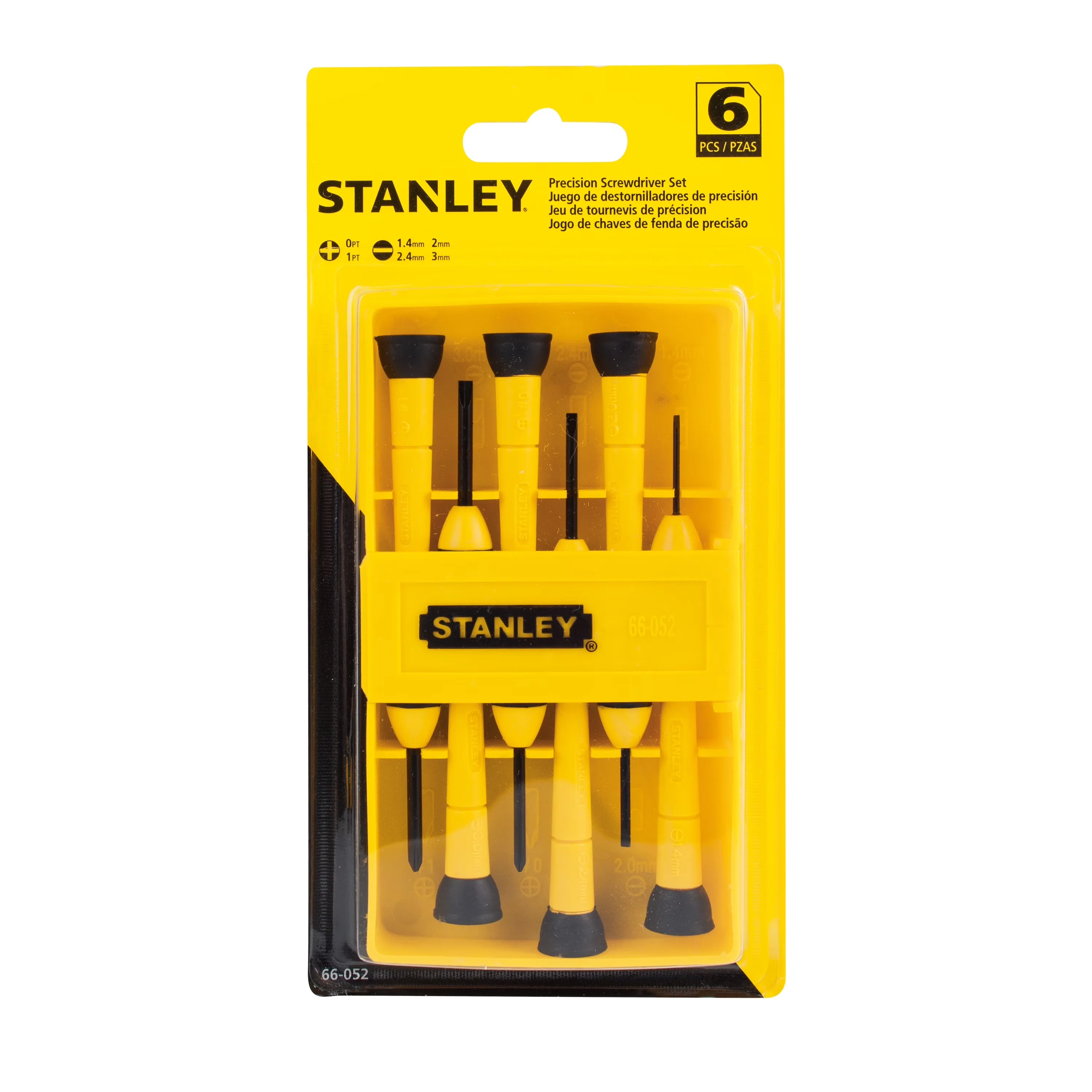 Versatile Hand Tool Set with Precision, 0-Point Phillips - Black, Yellow Plastic Model AF39CF
