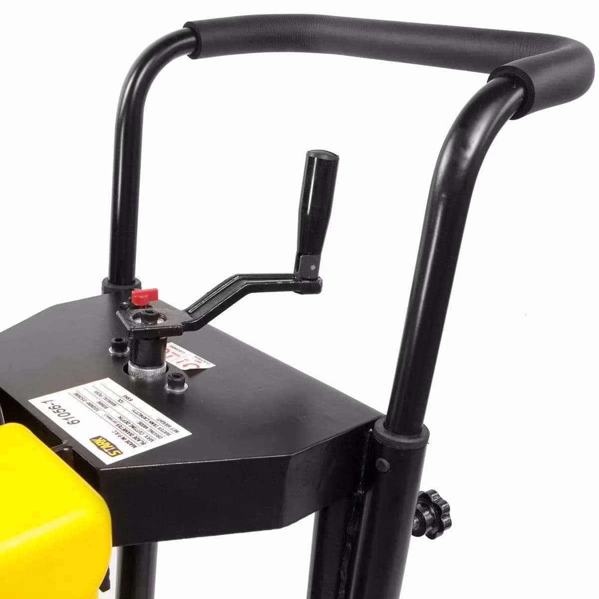 Compact Power Saw with Built-In Wheel, 14" Gas Walk Behind Concrete, Push Pavement Cutter (No Blade) - Model 8E48BE