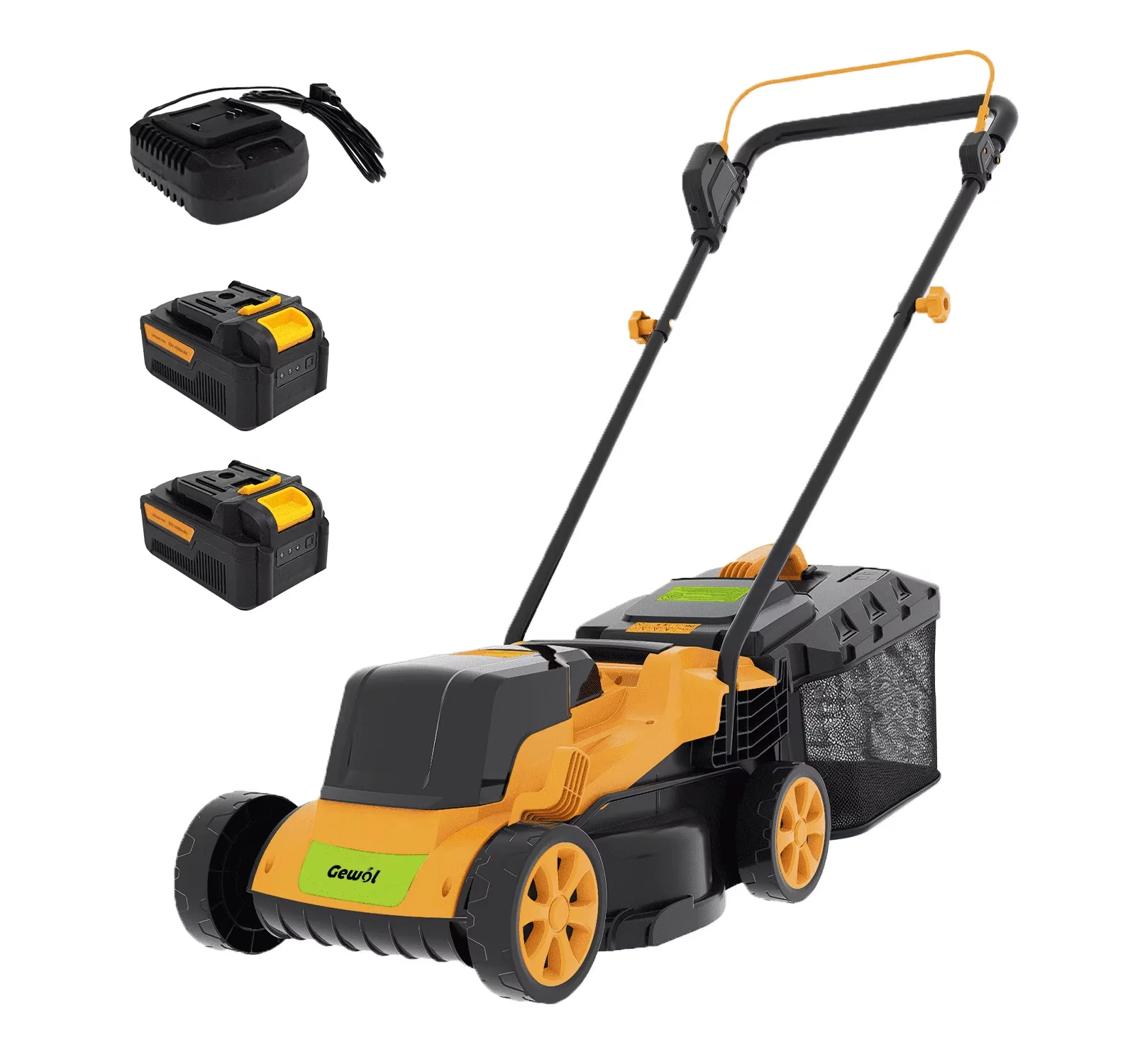 Efficient Push Mower with Battery, 20V, 20V 13" Cordless Lawn - Contemporary Style Model 109CF9