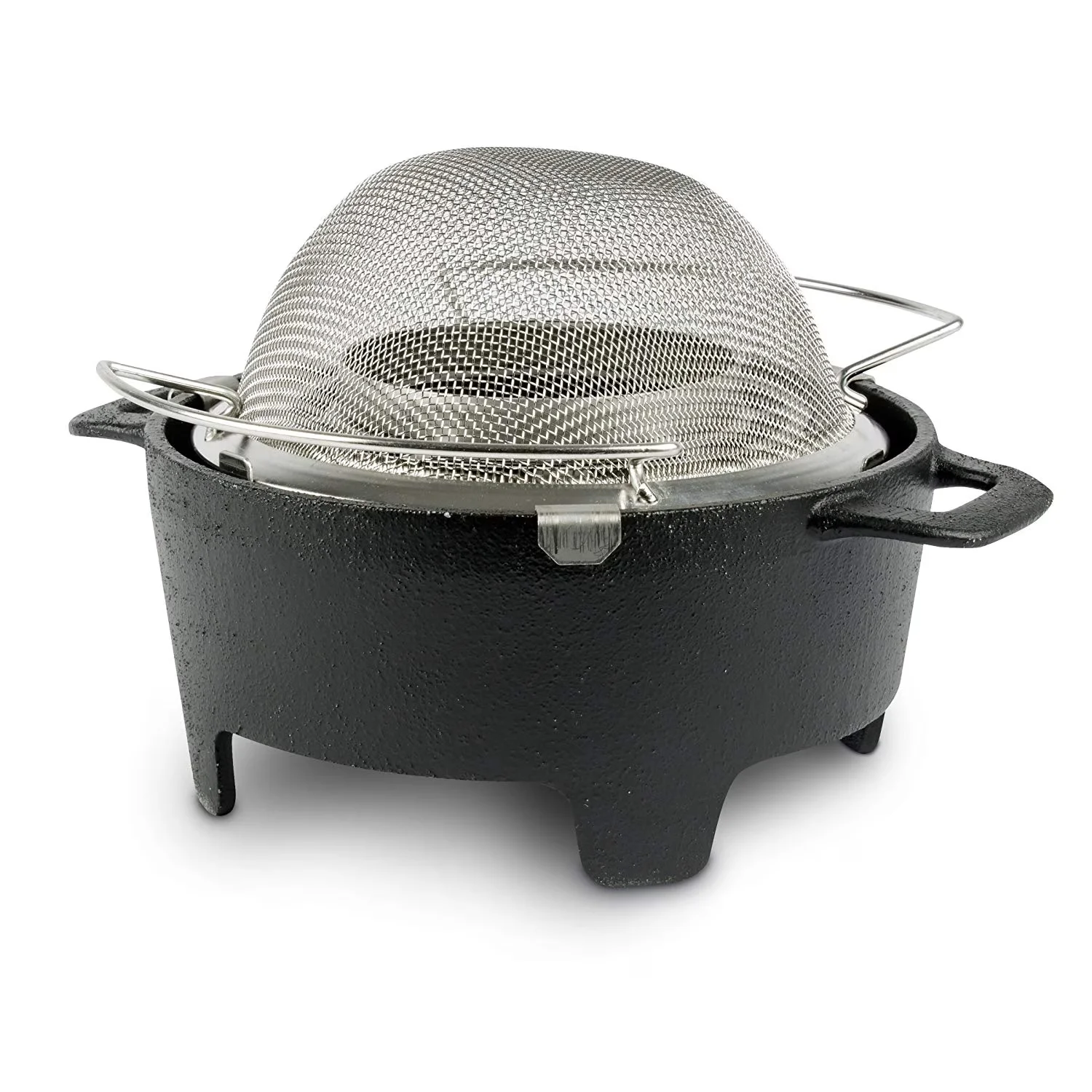 Compact Outdoor Heating with Portable, Black, Junior - Black Metal Smores Model 39AFEC