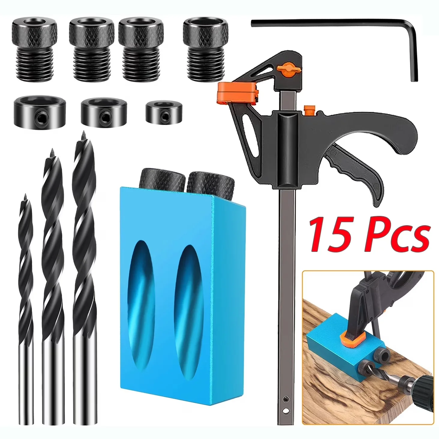 Professional Woodworking with Rust Resistant - 15 Pcs - Durable Build Model 76315A