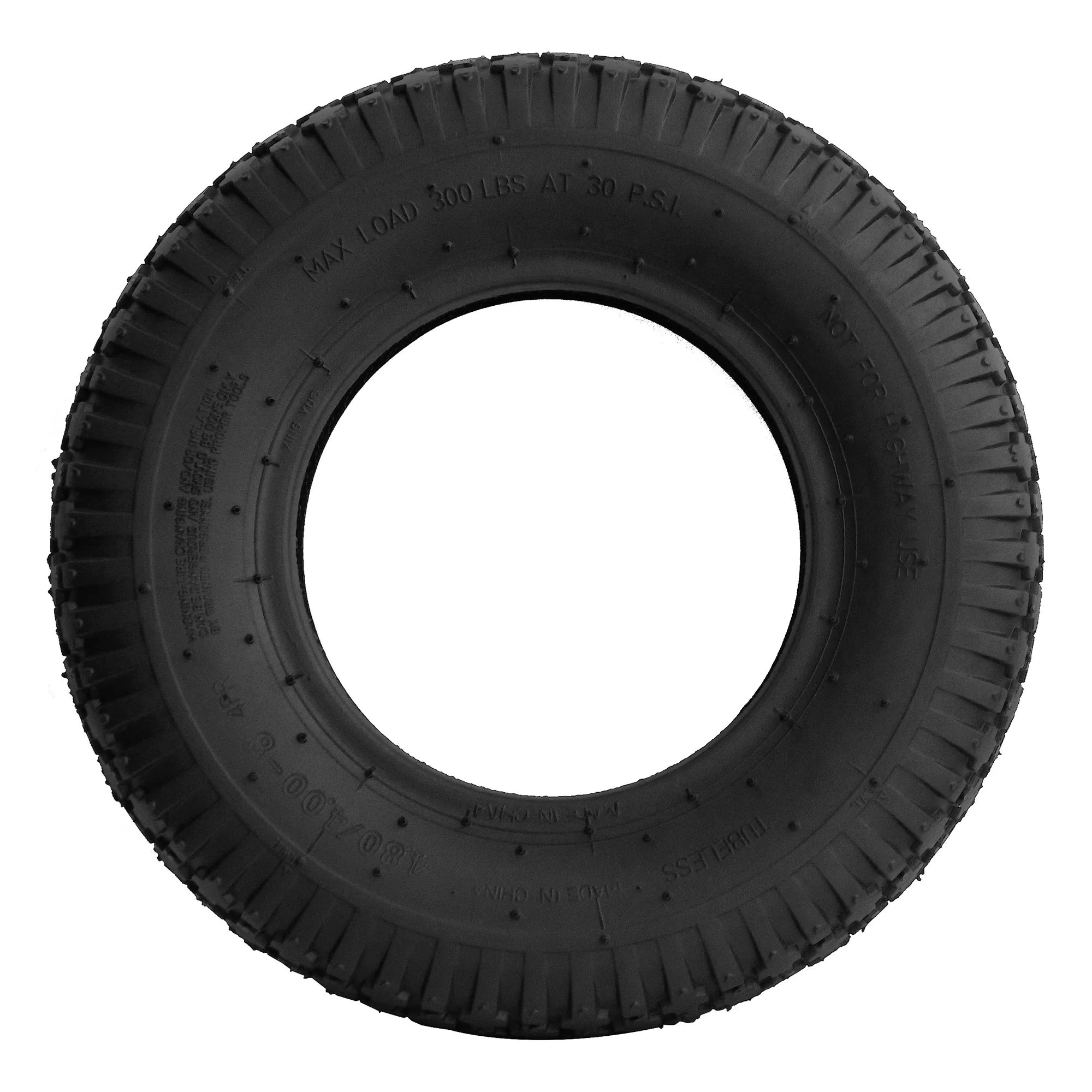 Lawn Mower Tire Versatile with Replacement, Smooth, Stud 4.80/4.00-8 4PR Wheelbarrow - Model 7ACC9C
