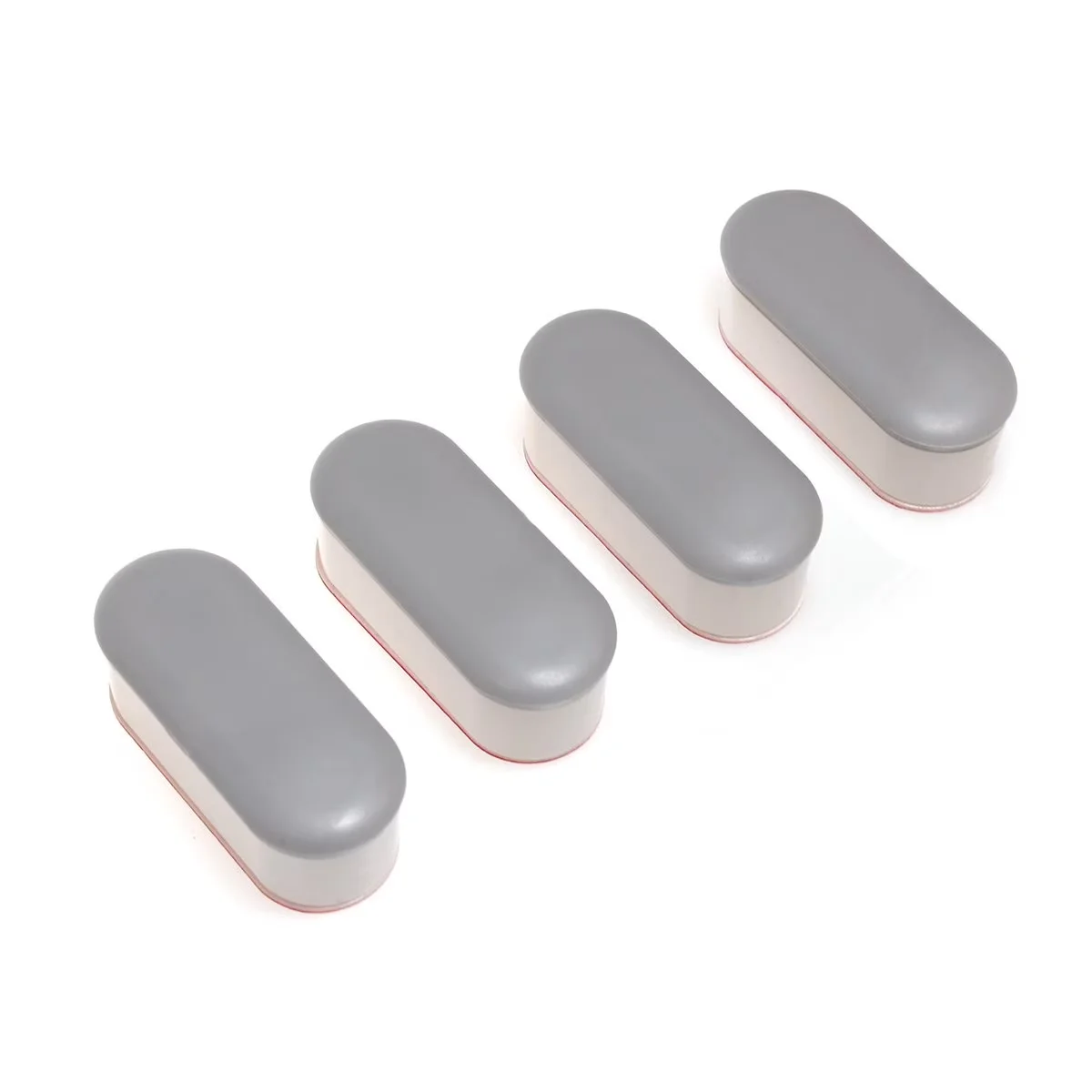 Essential Toilet Seats And Lid with Easy To Install, 4 piece Universal Seat Bumper Kit - Abs, Tpe White Model 153DC1