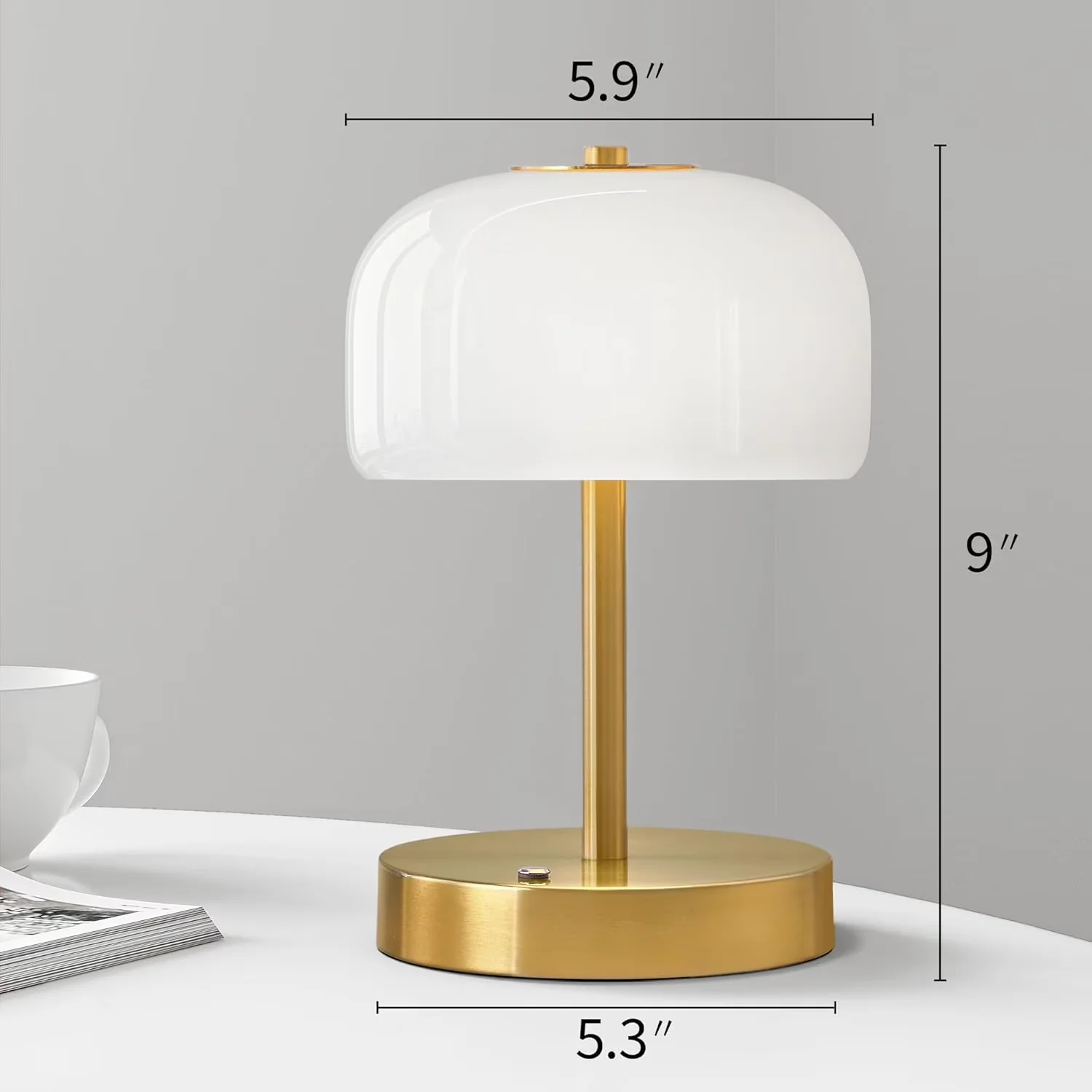 Reliable Lamp Set with Battery, Modern - Gold Metal for Living Room, Bedroom Model 1C1329