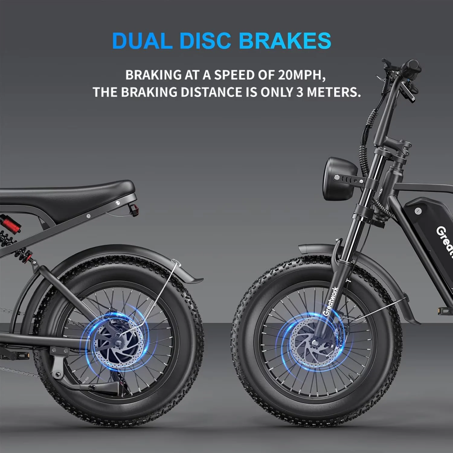 Efficient Electric Bike with Battery, 2500W, 48V - Black - Space-Saving Design Model 1AC1EA