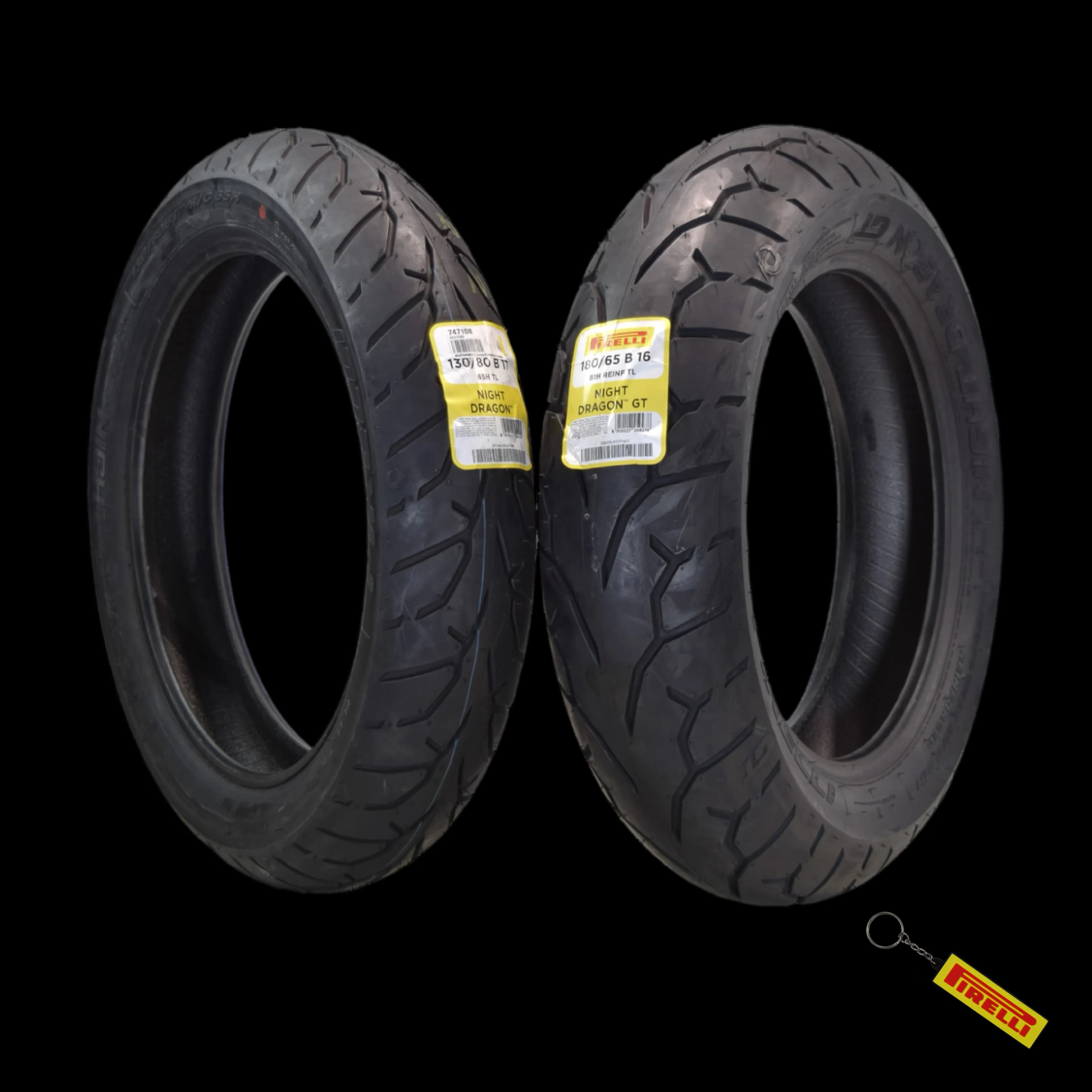 Classic Motorcycle Tire with Durable Construction, Replacement - Black Model 040D0C