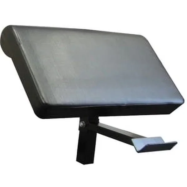Home Gym Accessory Stylish with Heavy Duty, Adjustable - Steel, Rubber, Vinyl, Foam Black Model 1118B5