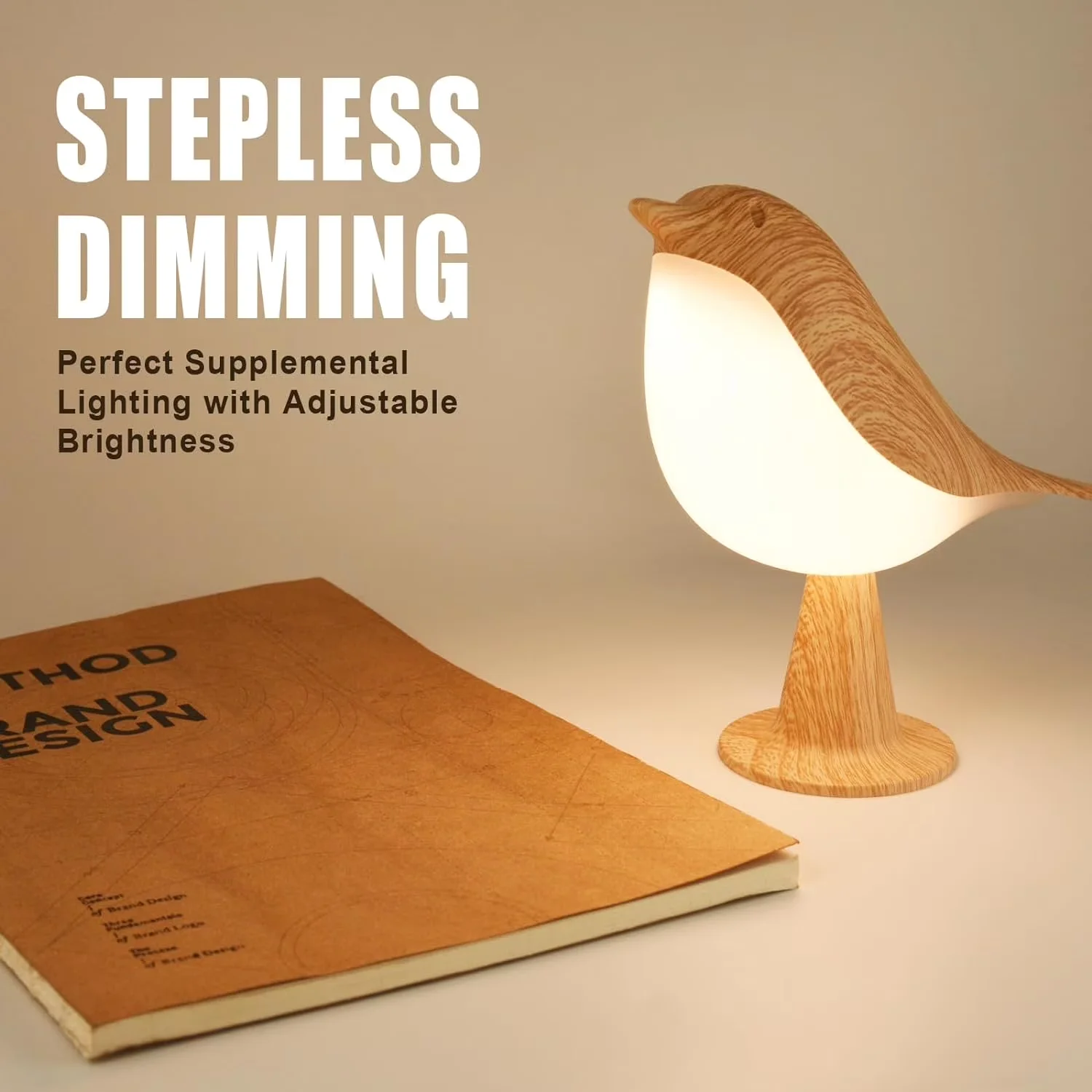 Innovative Lamp with LED, Battery, Bedside Lamps - White Iron, Abs, Pc, Metal, Ceramic, Glass Model 281009