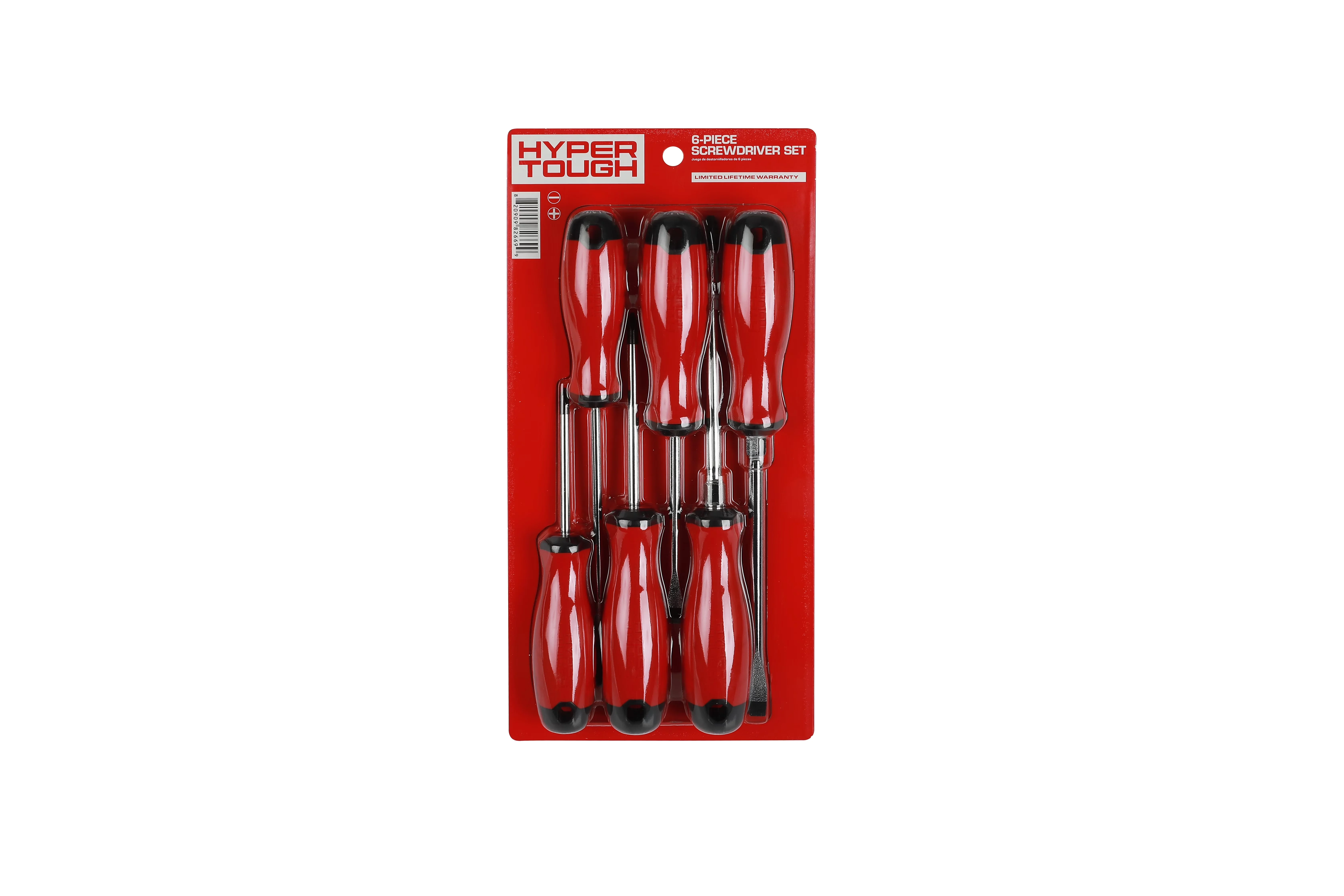 Hand Tool Set Modern with Magnetic, Long-Lasting, Dual Material Tri-Oval Comfort Grips - Red Cr-V Model 779883