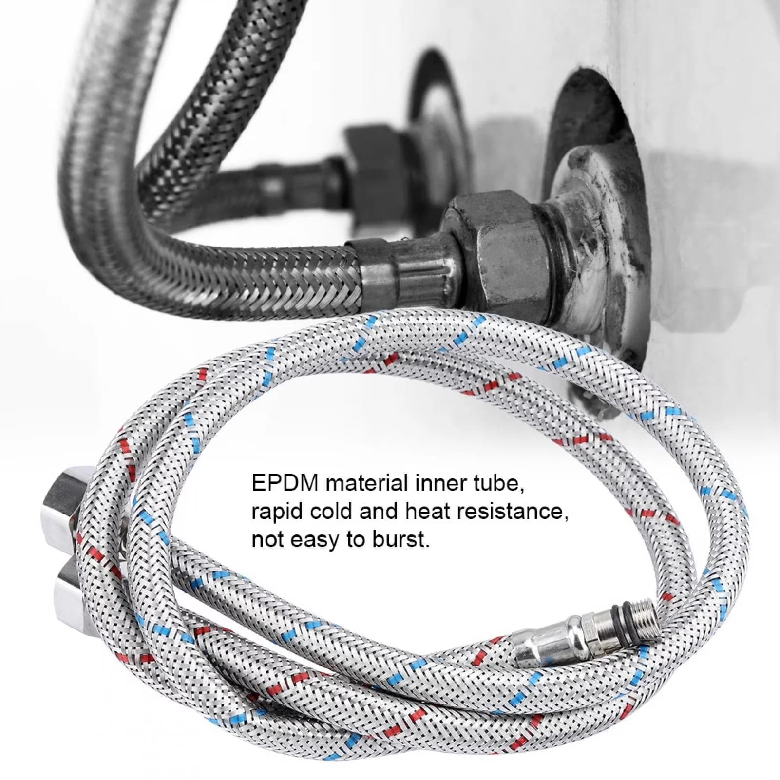 Plumbing Innovative with Easy Clean - Stainless Steel 24" 2 Pcs - Industrial Grade Model 2B2D9A