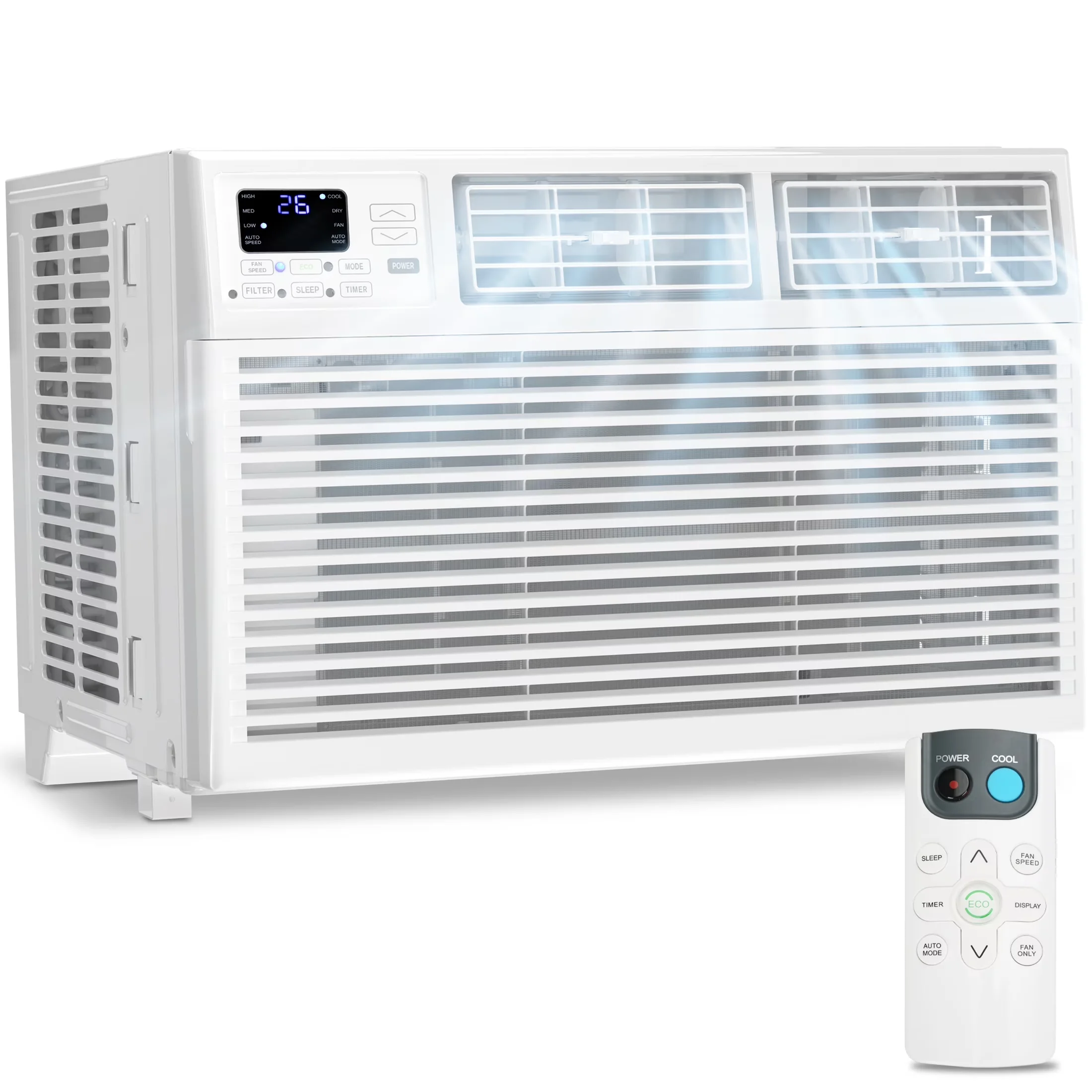 Versatile Air Conditioner with 8000 BTU, Energy Efficient, 8000 BTU Window - White Model 3A6BB5
