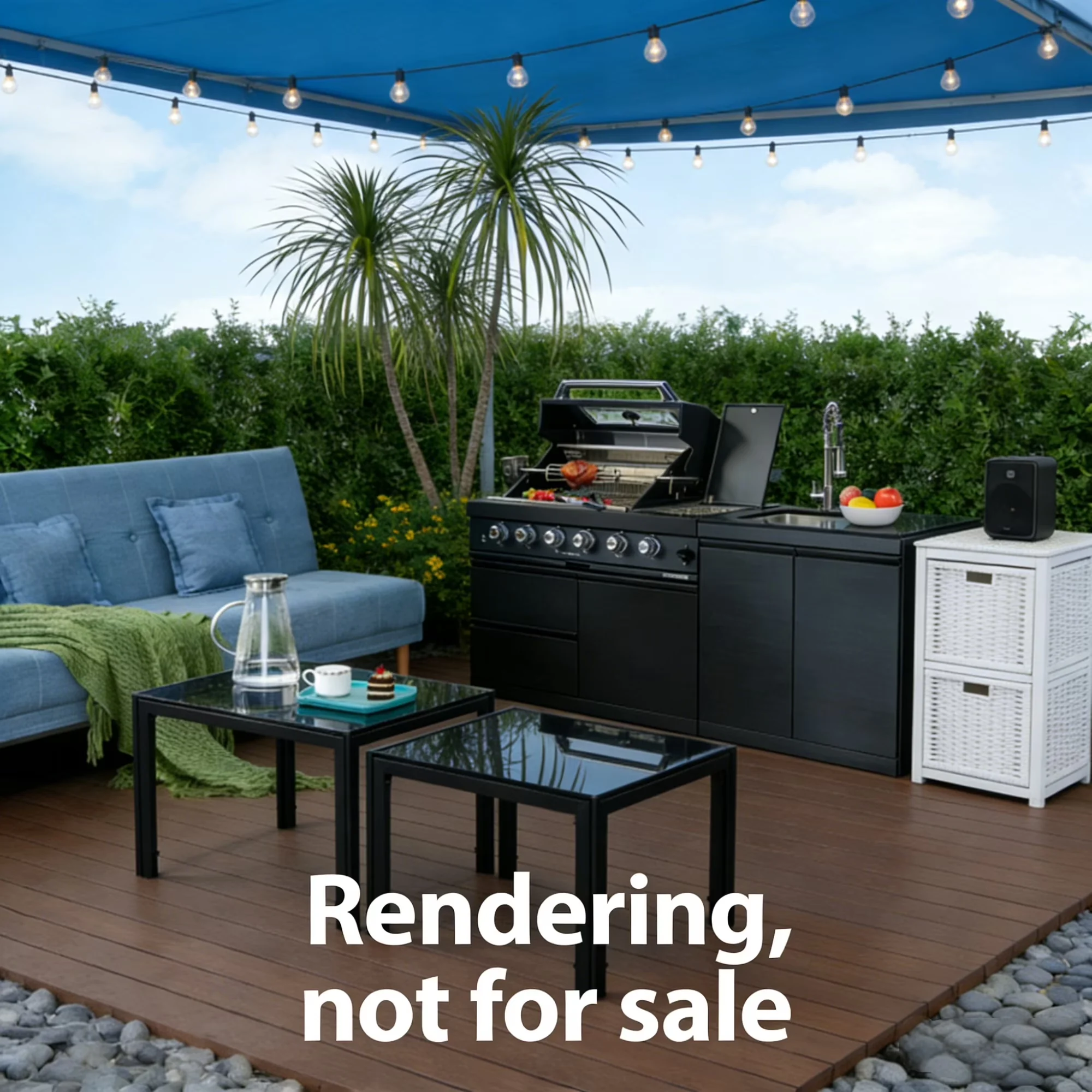 Gas Grill Efficient with Storage Rack, Heat Thermometer - Stainless Steel Black Model 513EBB