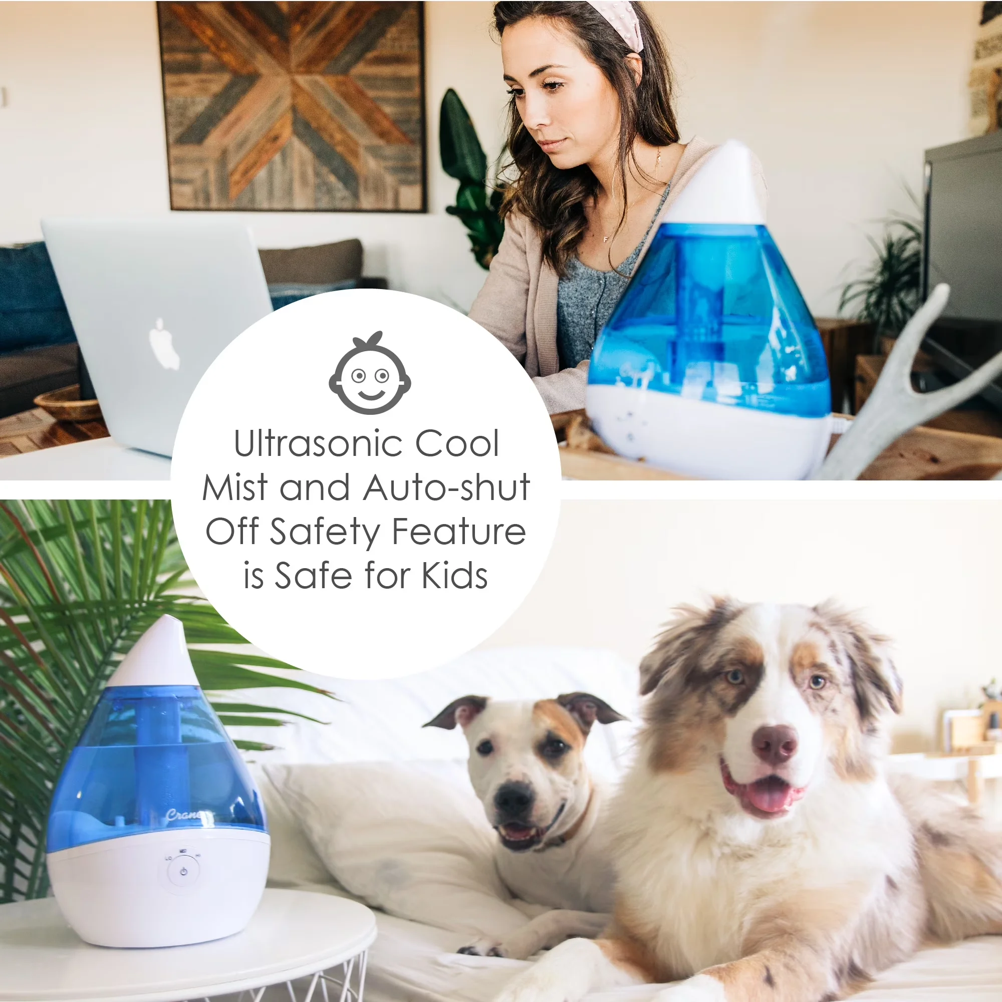 Classic Humidifier with Automatic Shut-Off, Timer, Empty Tank Indicator - Model 0CD788