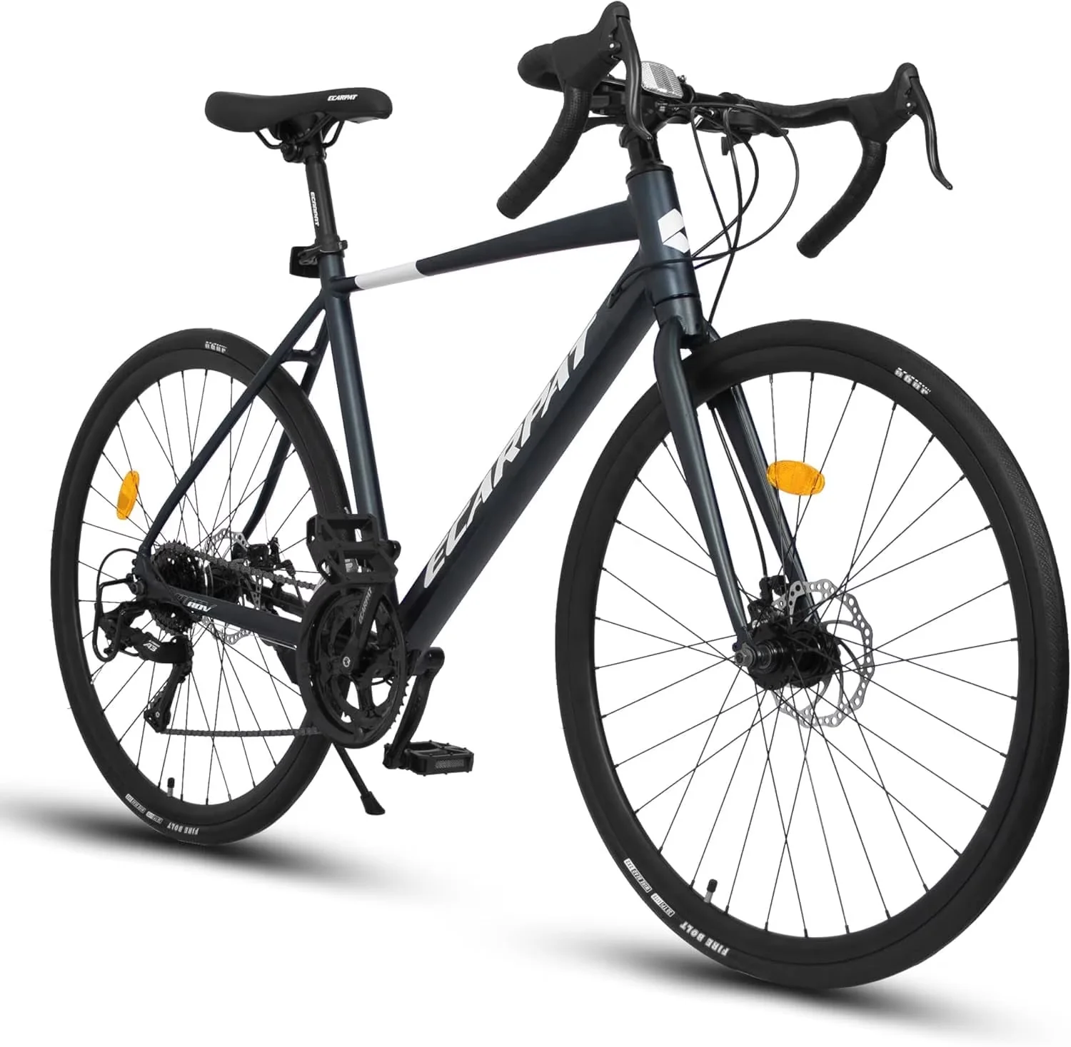 Premium Road Bike with Lightweight, 18 inch Steel Frame, 700c - Blue for Multiple Applications Model EA369B