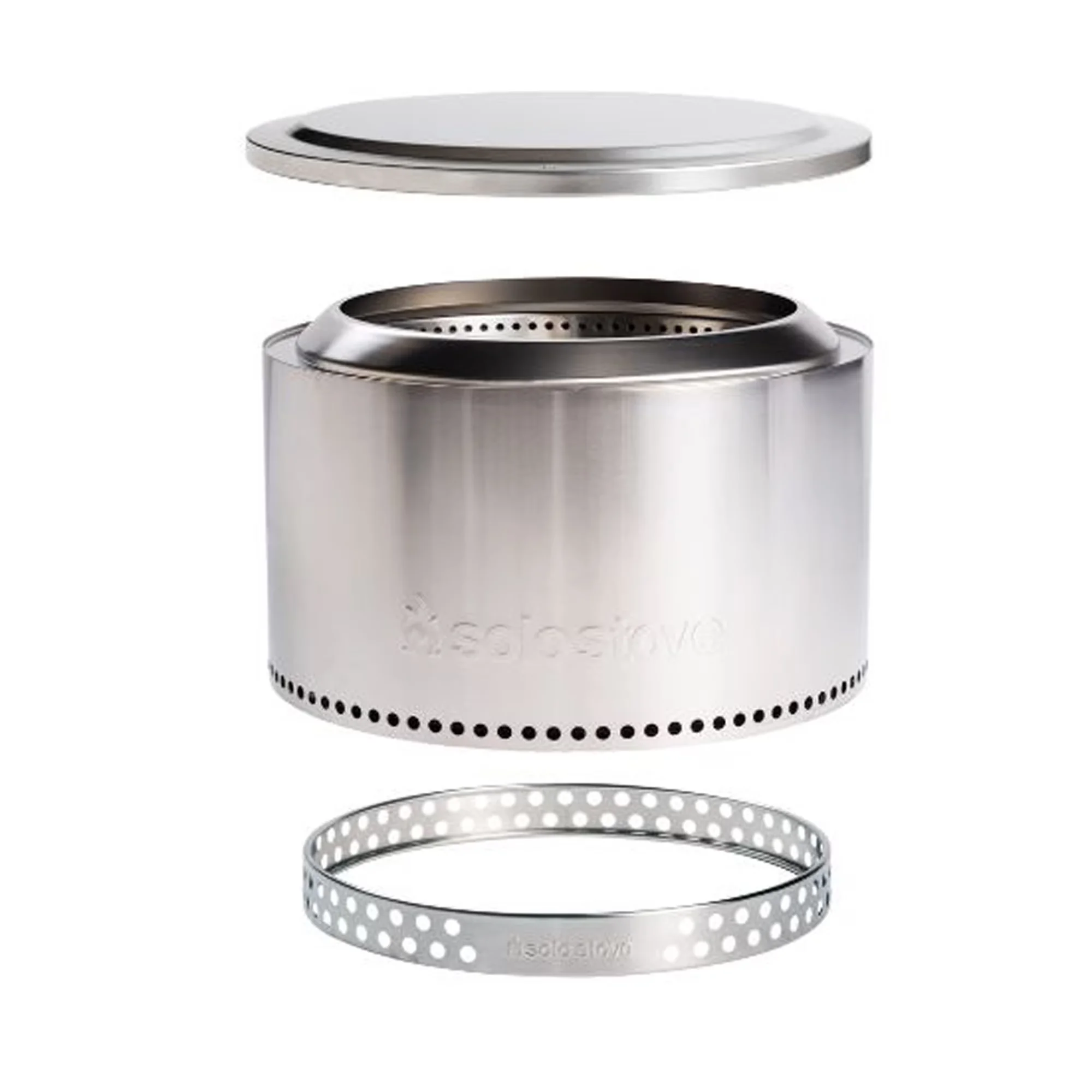 Outdoor Heating Premium with Portable, Camping Accessories - Silver Stainless Steel Model CD7FFE