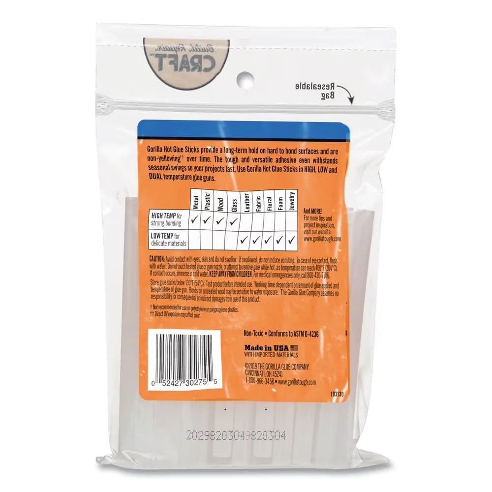 Versatile Adhesives Glues In Paint Supplies Tool with 75 Count - Clear Model C6A743