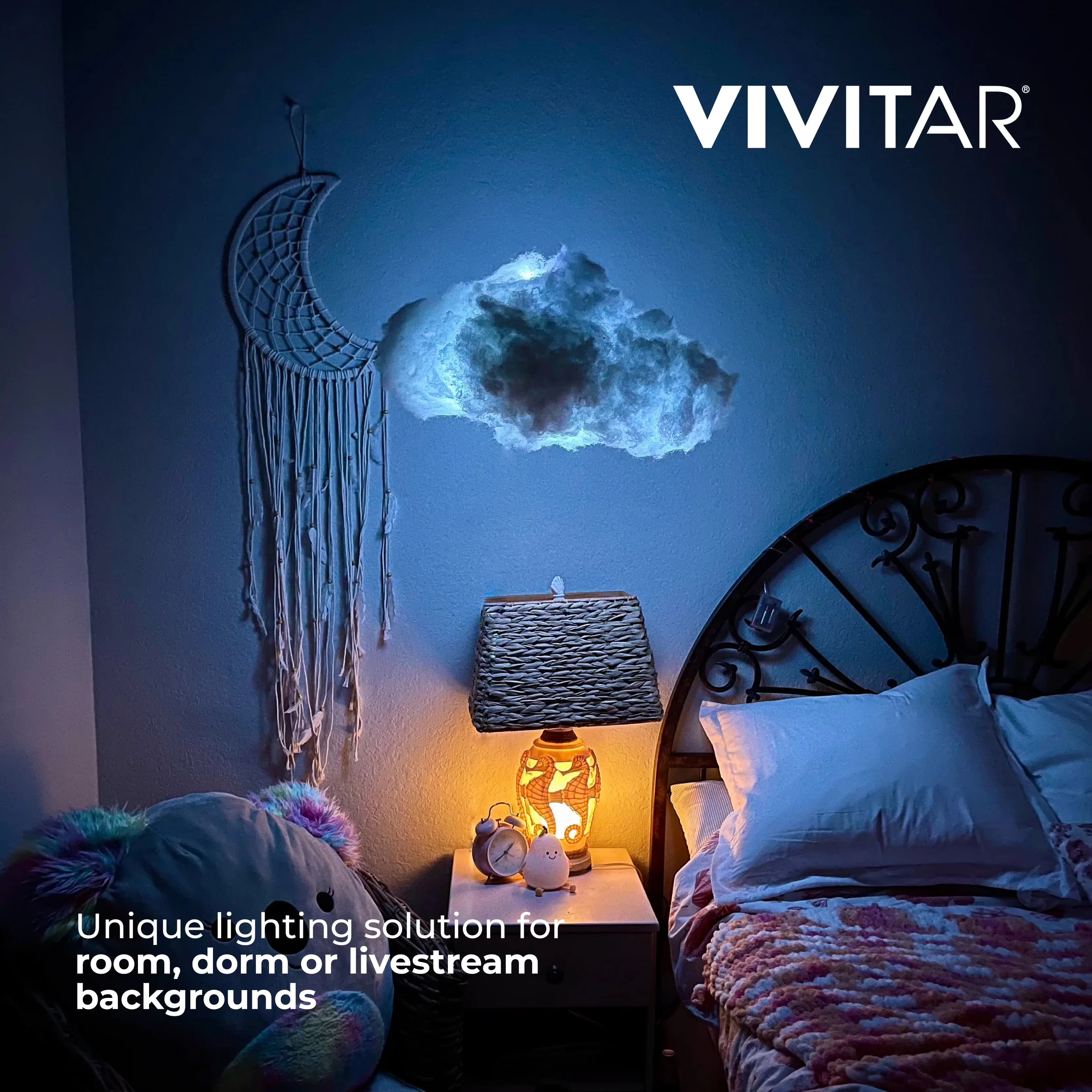 Led Lighting Modern with LED, Modern, Color Changing - Cloud Red - Long-Lasting Performance Model 642198