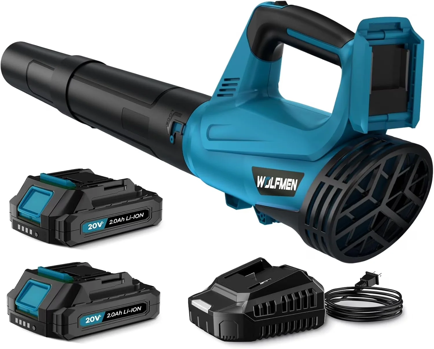 Leaf Blower Stylish with Battery, 6-Speed Electric Handheld, Cordless for Patio - Model 5C8061