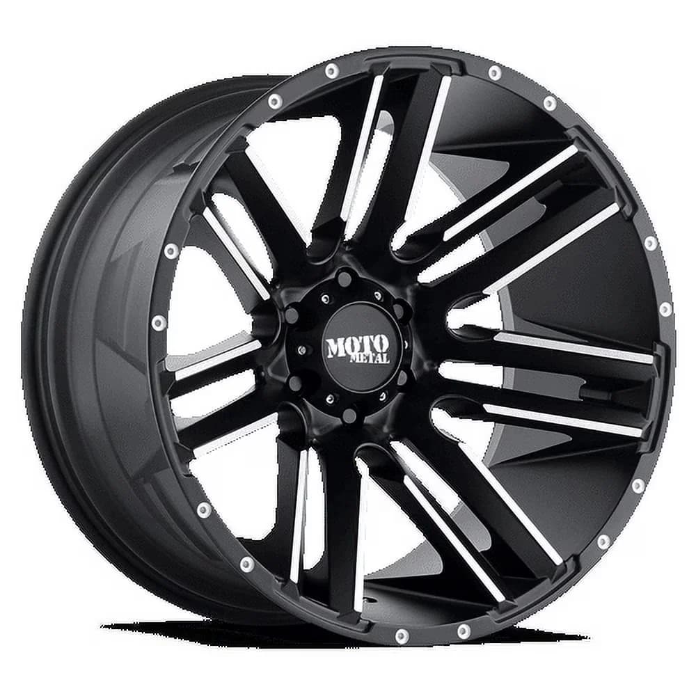 Wheels And Rim Modern - Satin Black Machined Aluminum MO978 - Modern Design Model 4E4C9D