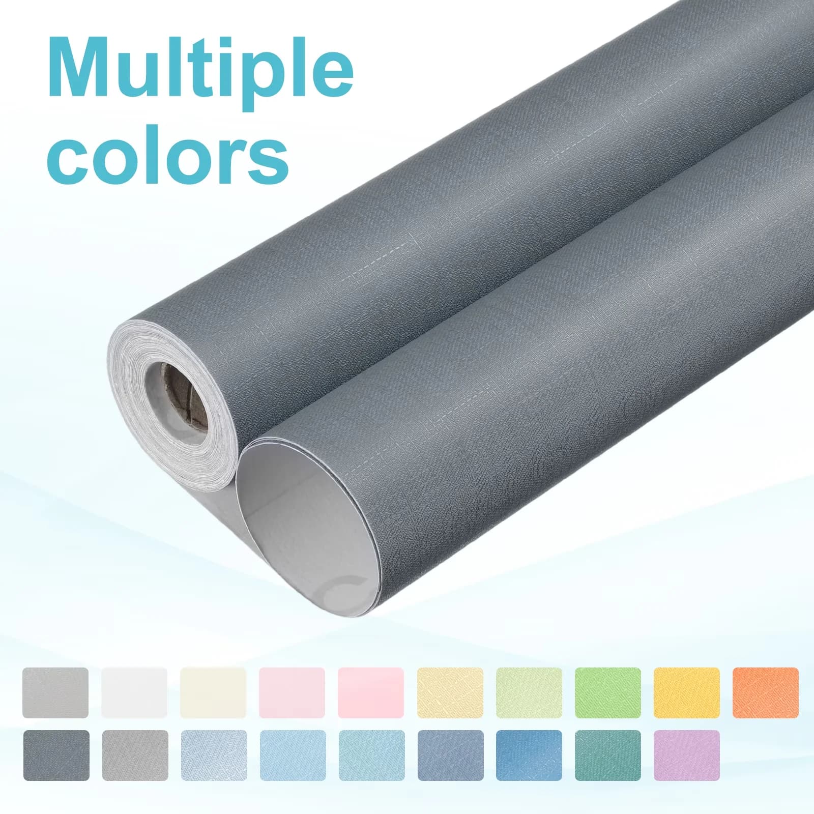 Wallpaper Quality with Waterproof, Material: PVC film, thicker and durable, Covers any clean flat surface - Dark Gray Pvc Model 8C82F6