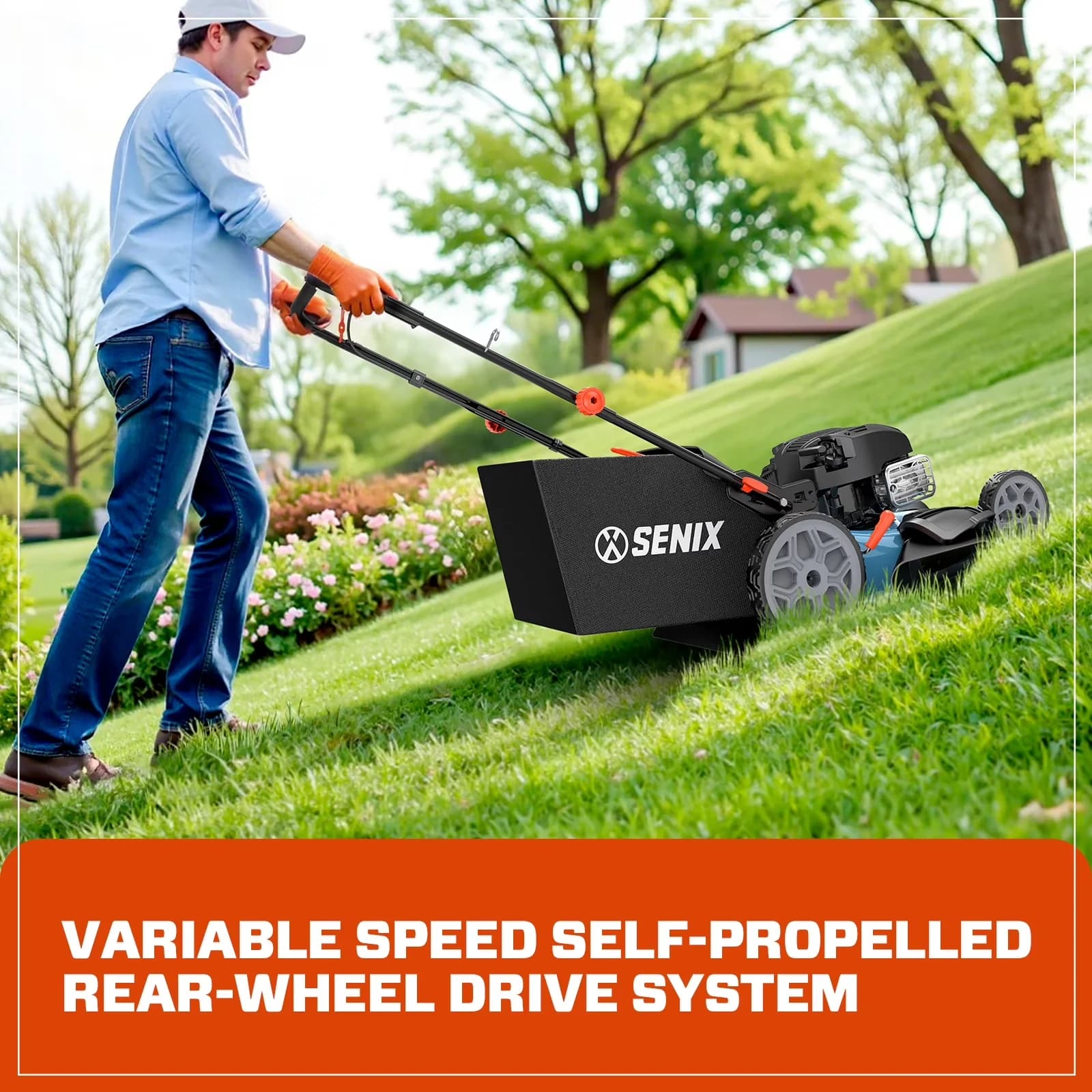 Professional Push Mower with Mulching, LSSG-H2, 163cc 4-Cycle - Self - Standard Series Model 9881E7