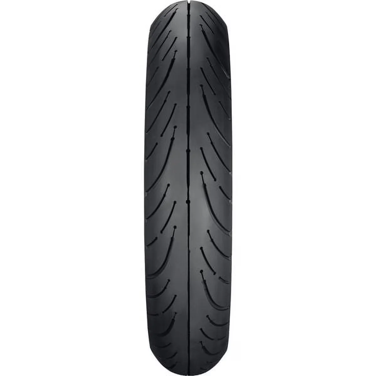 Stylish Motorcycle Tire with Tubeless, Elite 4 Front - Black 70-18 - Easy to Use Model DDE098
