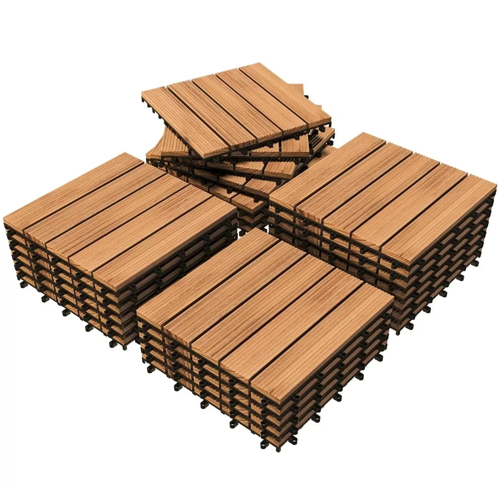Efficient Grey Vinyl Flooring Vinyl Plank Flooring with Eco-Friendly, Material: Acacia Wood, PP Base, 27 Pieces - Brown Acacia Wood,... Model D3B88F