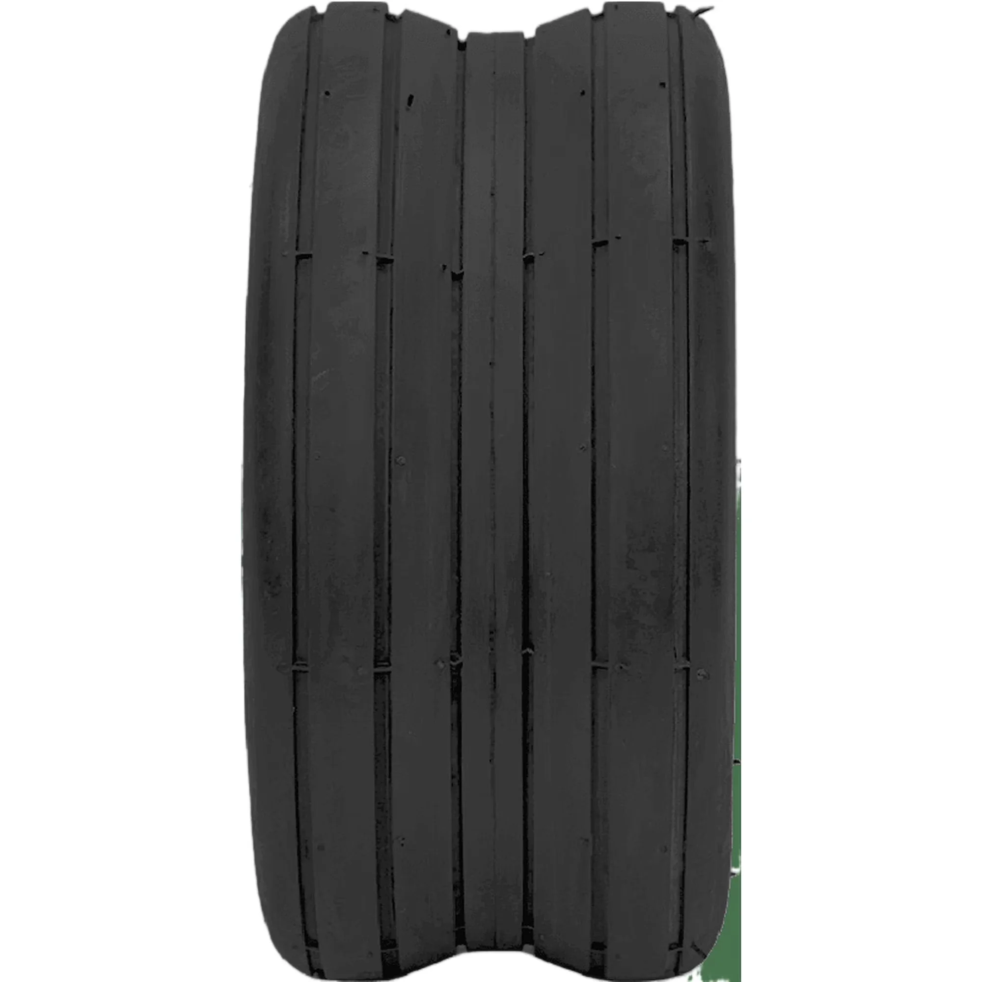 Reliable Lawn Mower Tire with Strengthened Nylon Construction, Straight-Rib Tread Pattern, Moisture Channeling Rib Grooves - Model C0B2E7