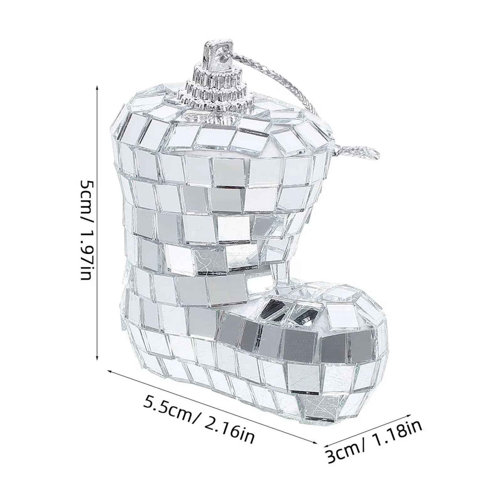 Innovative Novelty Light - Silver Mirror - Space-Saving Design Model BD269C