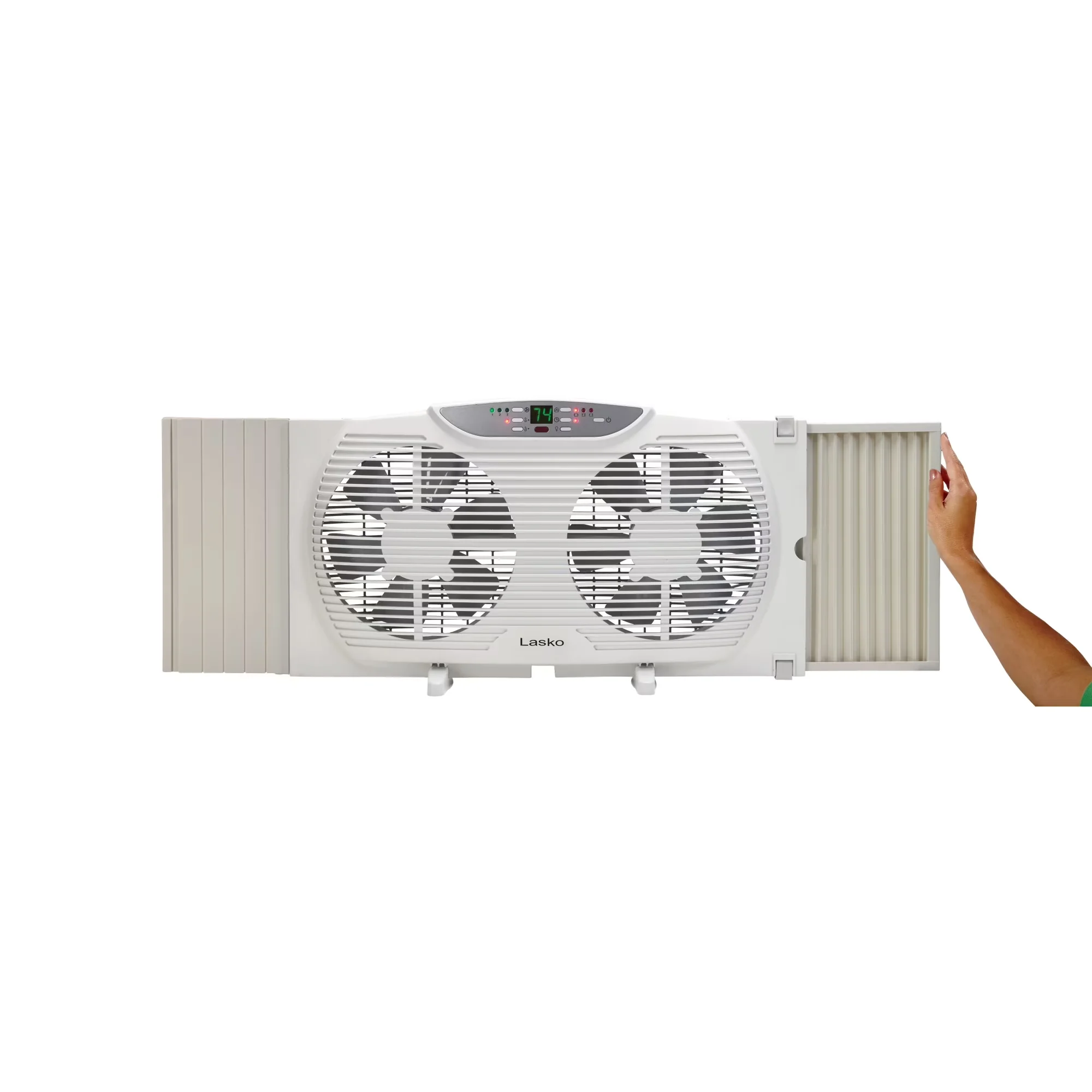 Fans In Cooling Durable with Timer, Remote Controlled - White Pp 50.23%, Steel 29.89%, Copper 6.44%, Pvc 4.19%, Abs 2.99%, Aluminum... Model C41160
