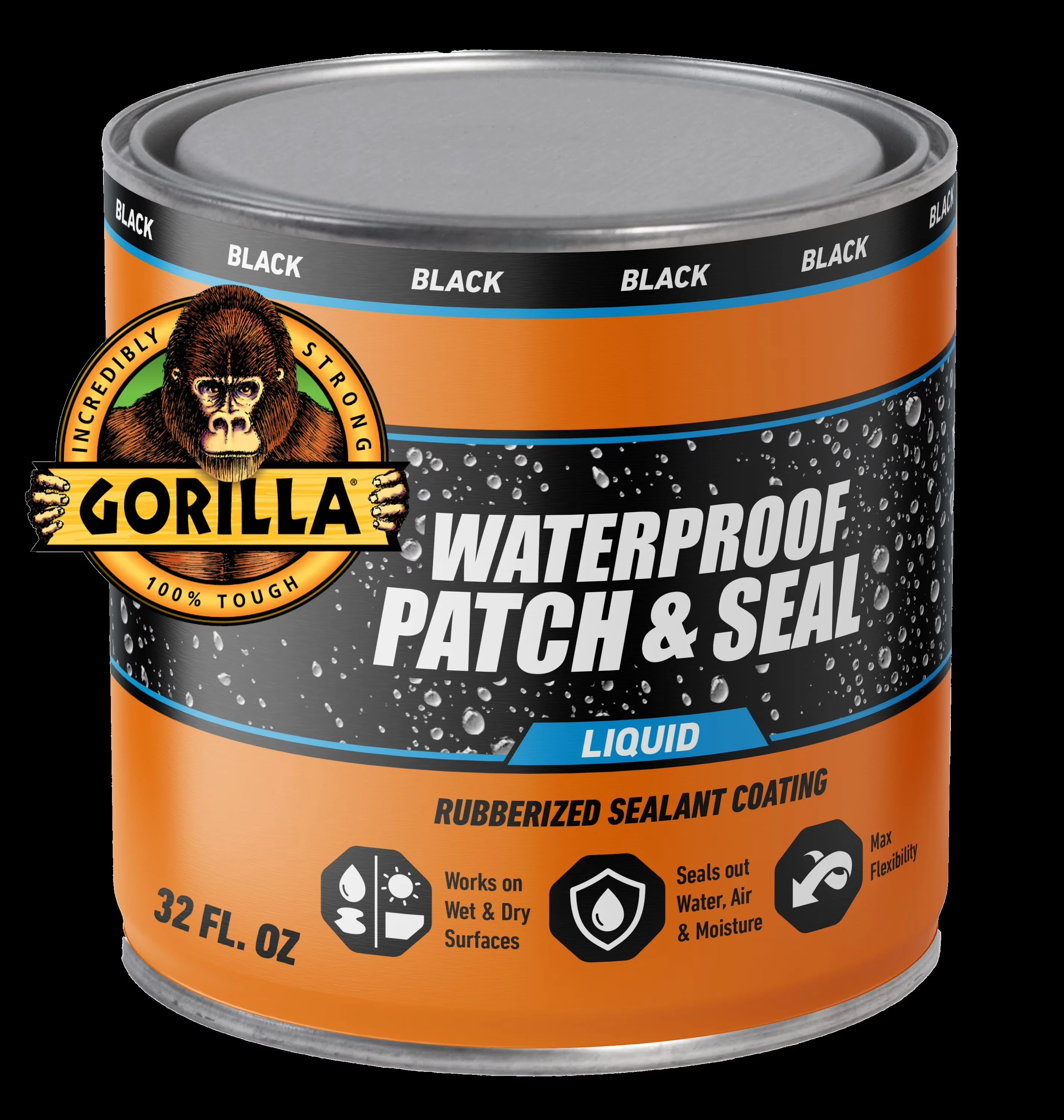 Adhesives Glues In Paint Supplies Tool Versatile with Weather-Resistant, Black Sealant - Rubberized Sealant Black Model 36772B
