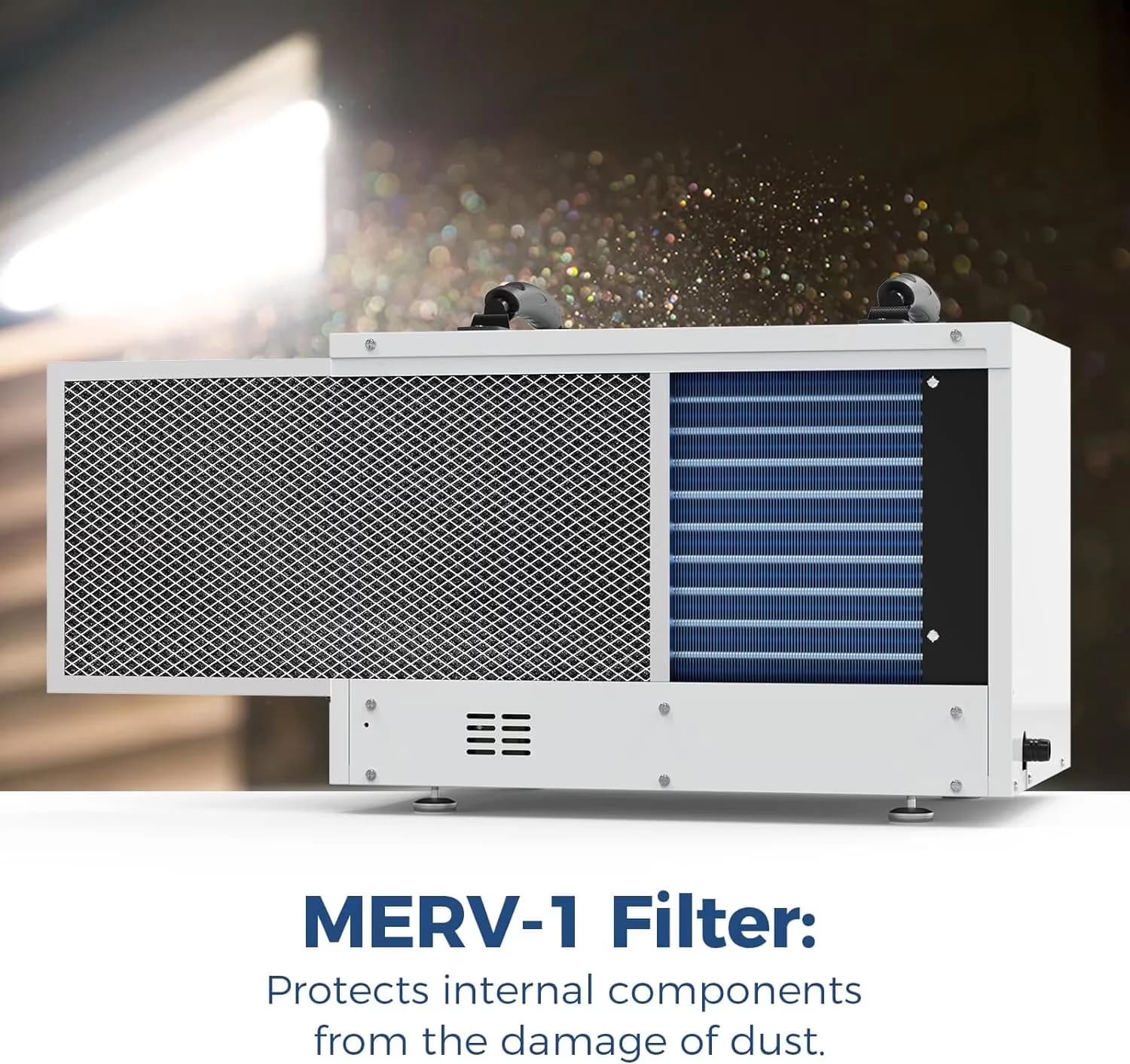 Essential Dehumidifier with Crawlspace Dehumidifiers Commercial, Power Source: 115V/60Hz, Auto Defrost: Yes - White for Auto Model 59C467