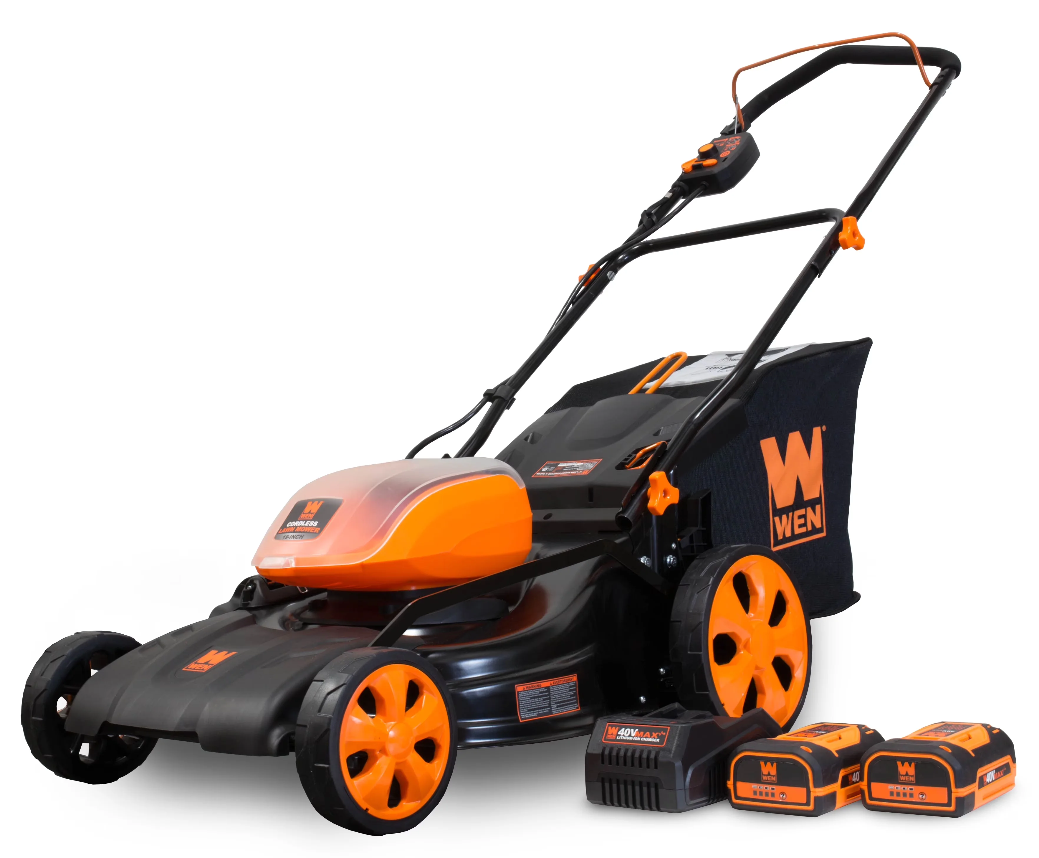 Classic Push Mower with Battery, 40V, Mulching - Black for Daily Use Model 2659FF