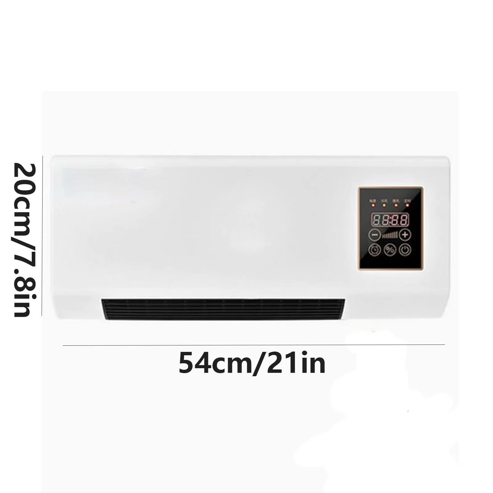 Air Conditioner Essential with 12000 BTU, Overload Protection, Remote Controlled - White for Home Office, Bedroom Model 8CDAFC