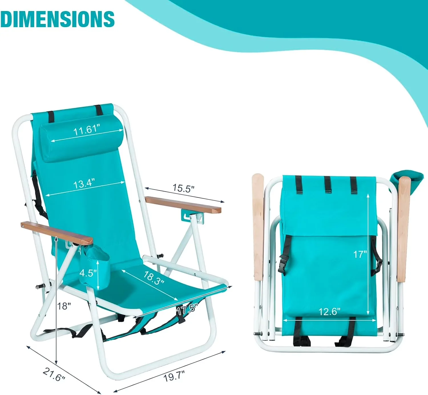 Reliable Beach Chair - Green 2 pcs - Satisfaction Guaranteed Model B7FDAF