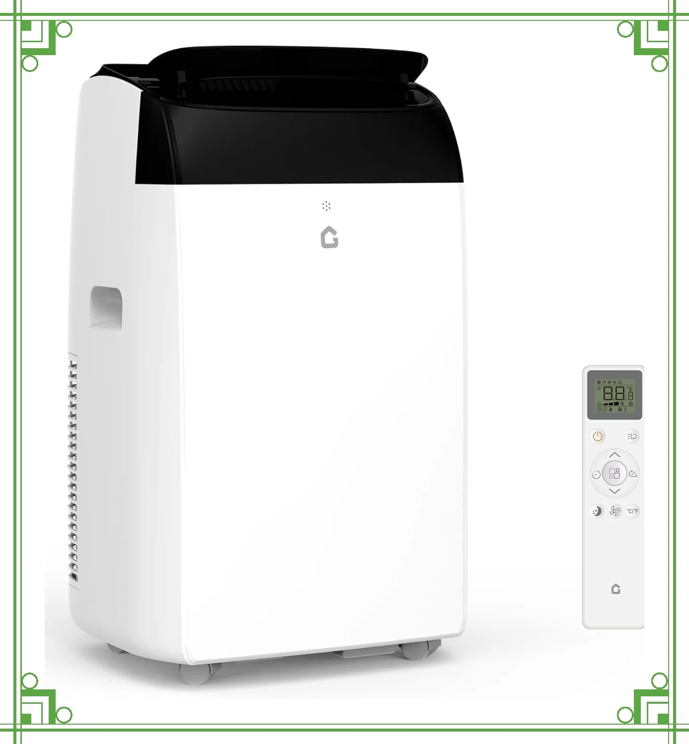 Air Conditioner Innovative with 14000 BTU, Sleep Mode, Energy Efficient - White Model 70A84A