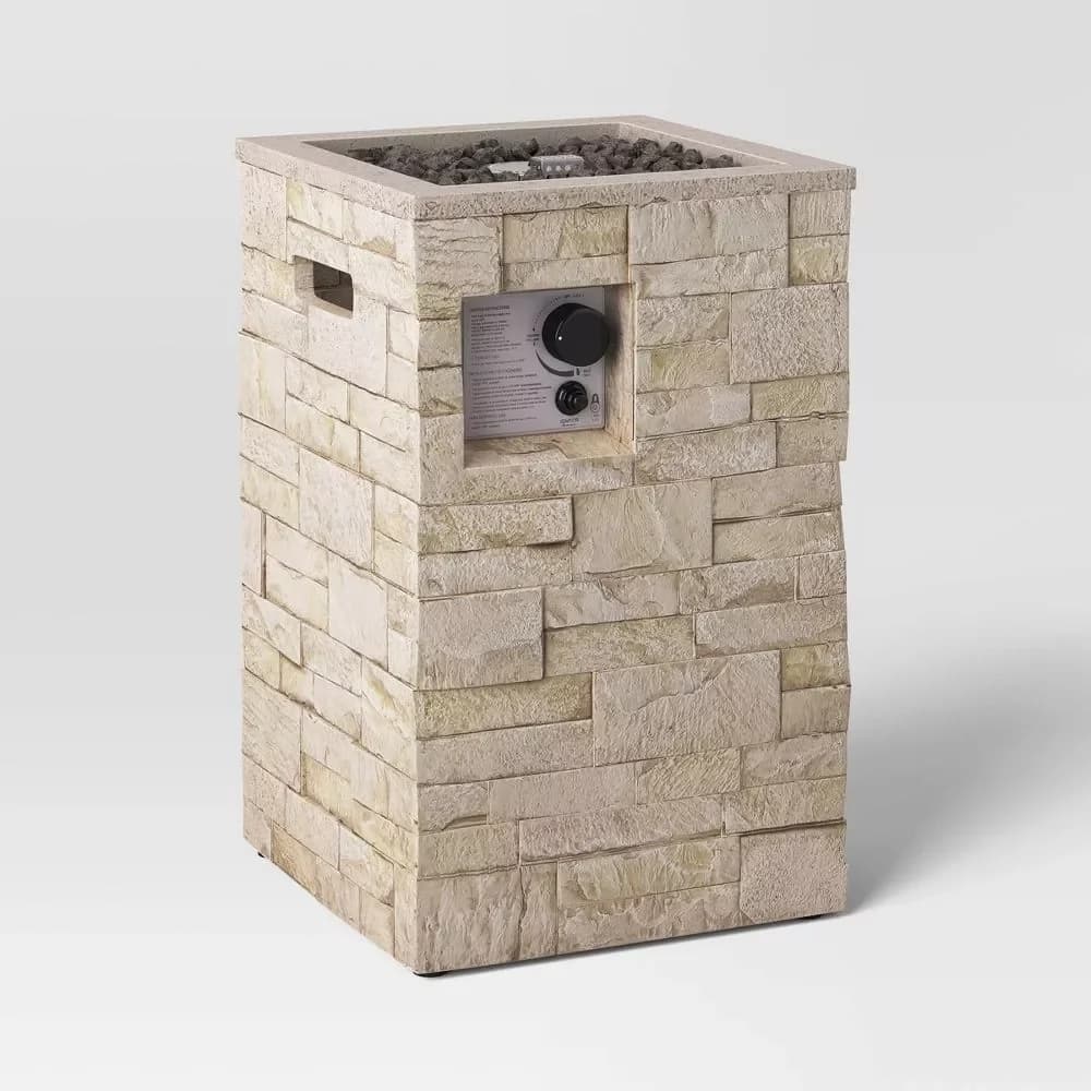 Classic Outdoor Heating with Adjustable Flame, Weatherproof - Light Brown Magnesium Oxide (Frame) Model 699790