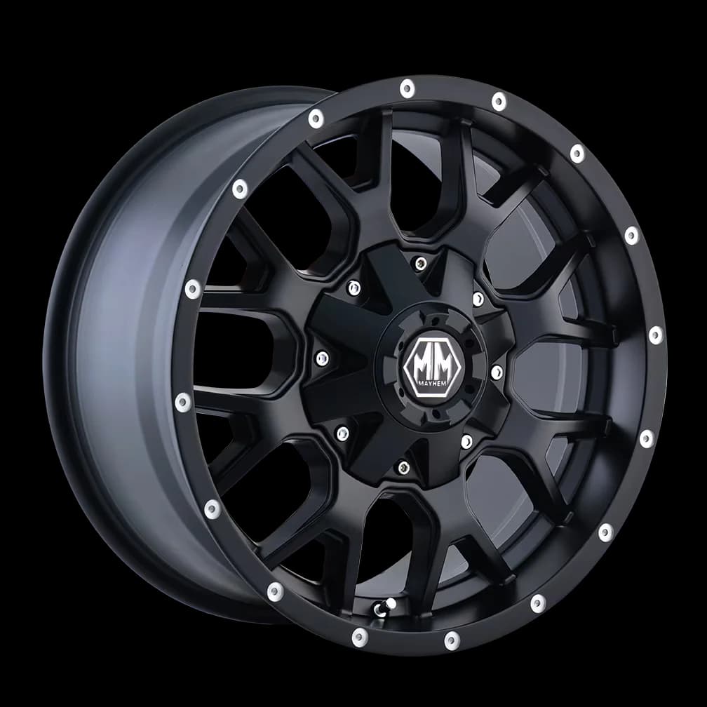 Essential Wheels And Rim with Finish:Matte Black - Aluminum 17X9 for Daily Use Model A837F2