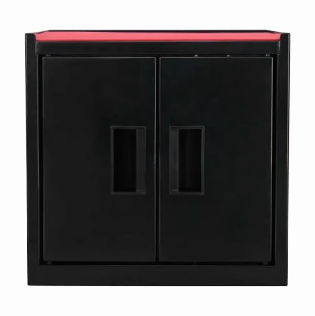 Compact Toolstorage with Storage, Tool Organizer, Non-Slip Base - Steel Black Model F229F7