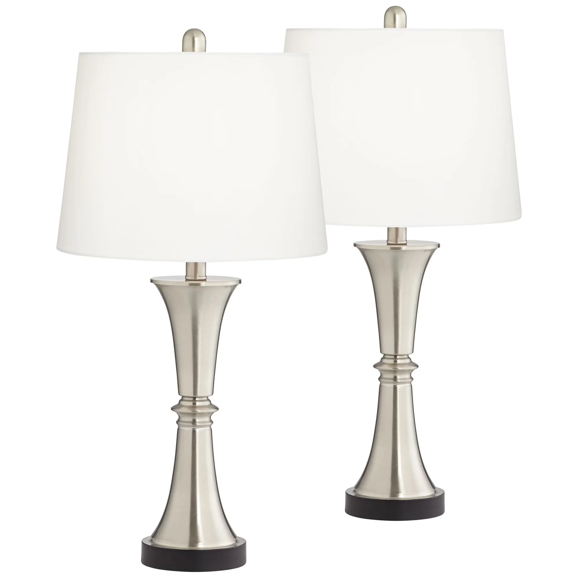 Innovative Lamp Set with LED, Energy Efficient - Metal Silver for Living Room, Bedroom Model 1E87FB