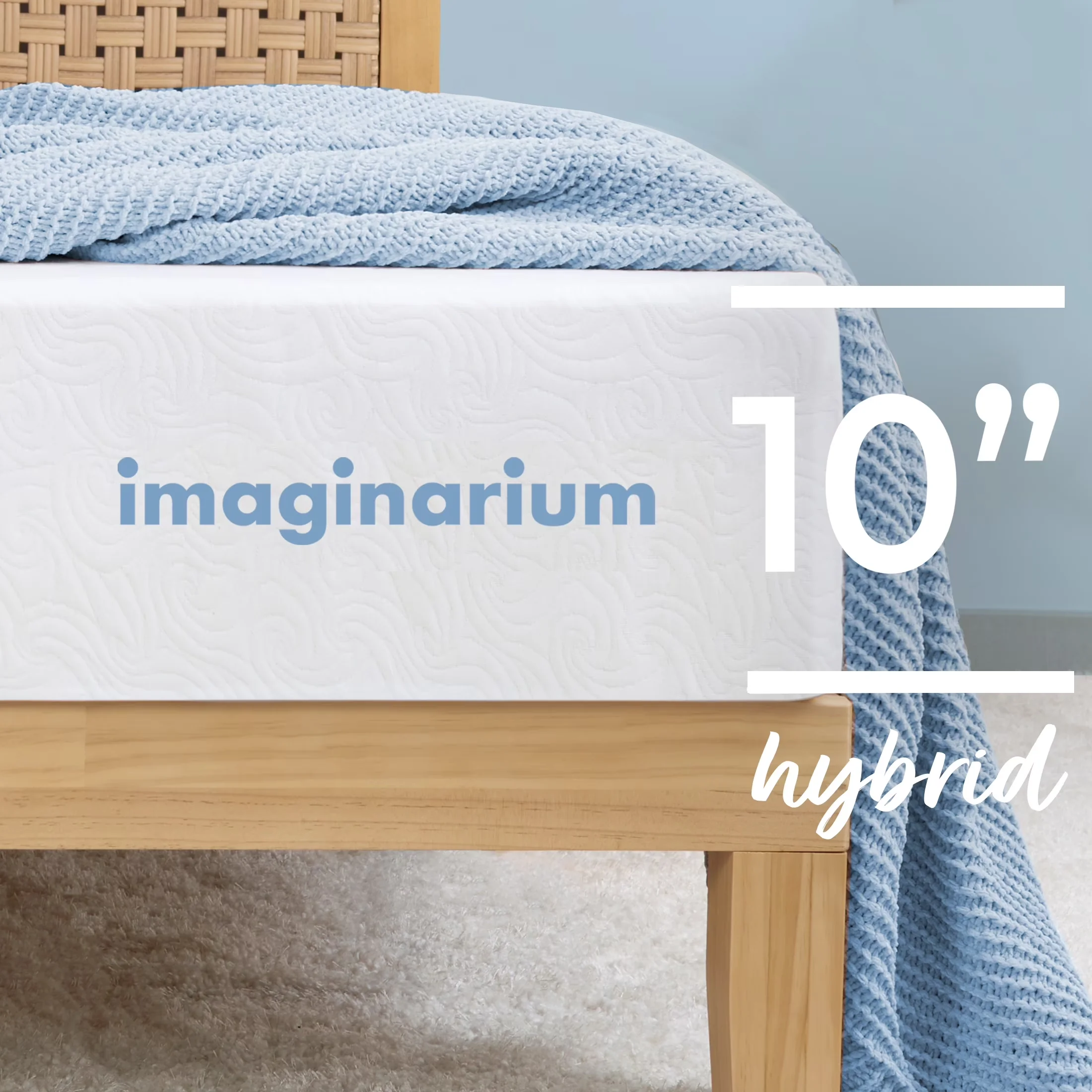 Compact Mattresses Accessory with Antimicrobial, Hypoallergenic, Mattress-In-A-Box - Memory Foam, Conventional Foam Model 92ED93
