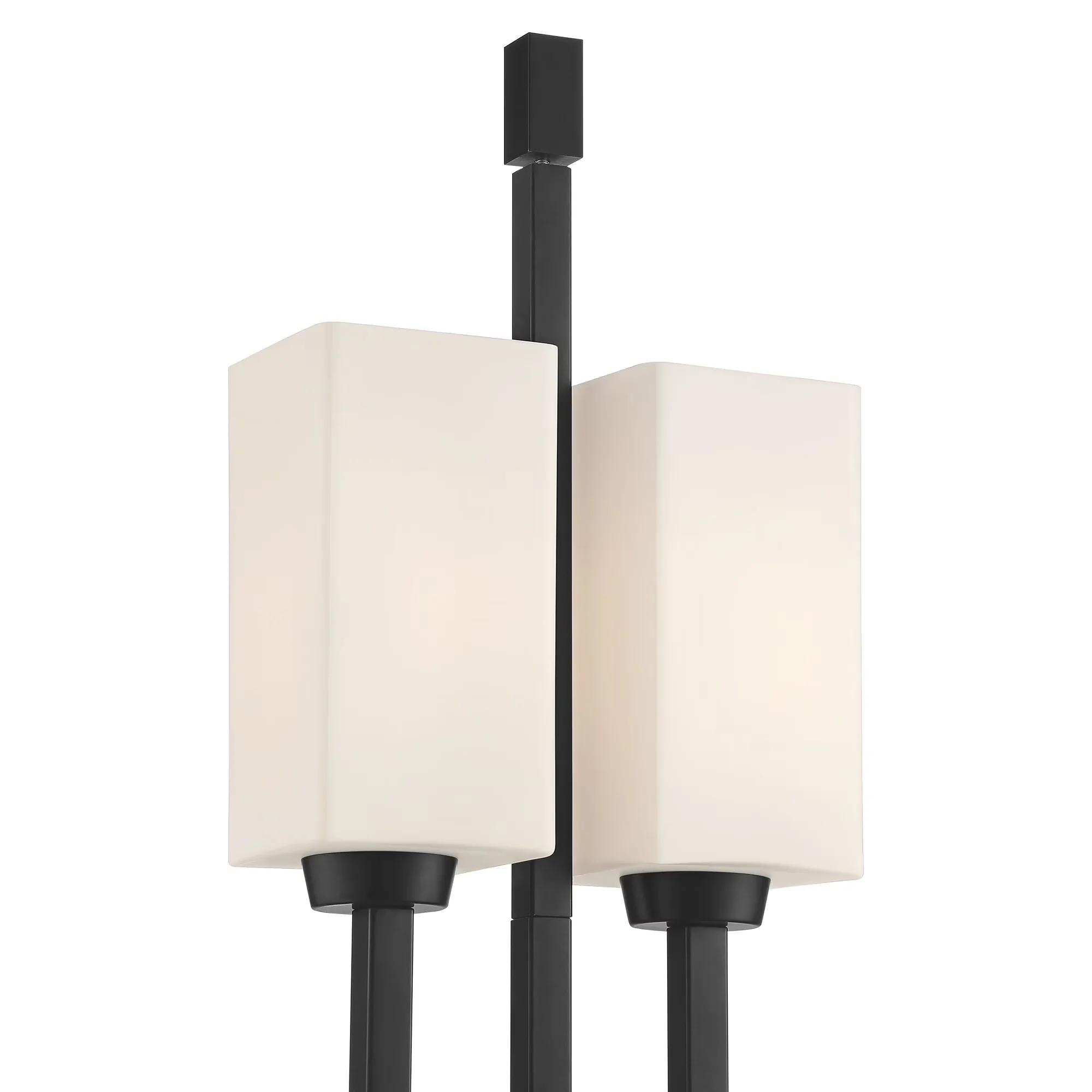 Essential Floor Lamp with LED, Farmhouse - Metal Black for Living Room, Bedroom Model 0D494F