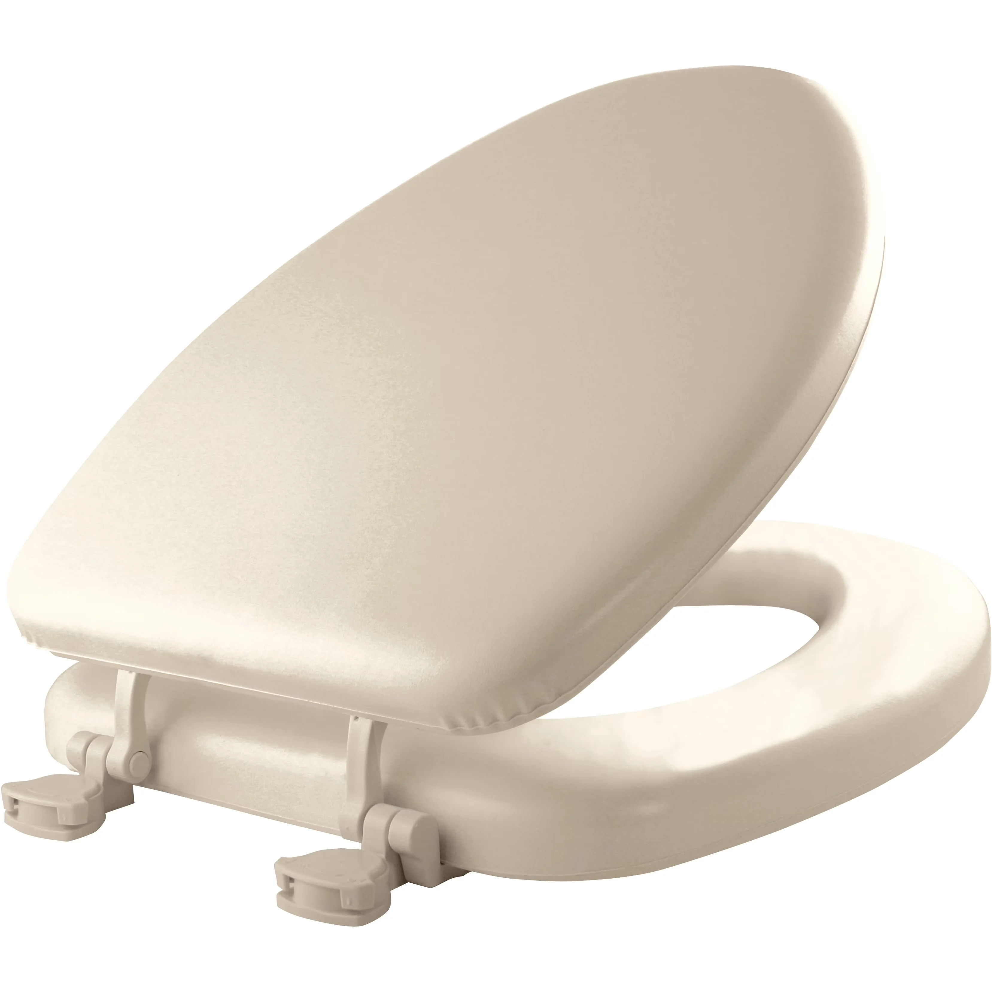 Toilet Seats And Lid Professional with Easy To Clean, Color-matched bumpers and hinges - Off-White Cushioned Vinyl With Molded Wood Core Model 5C1FA3
