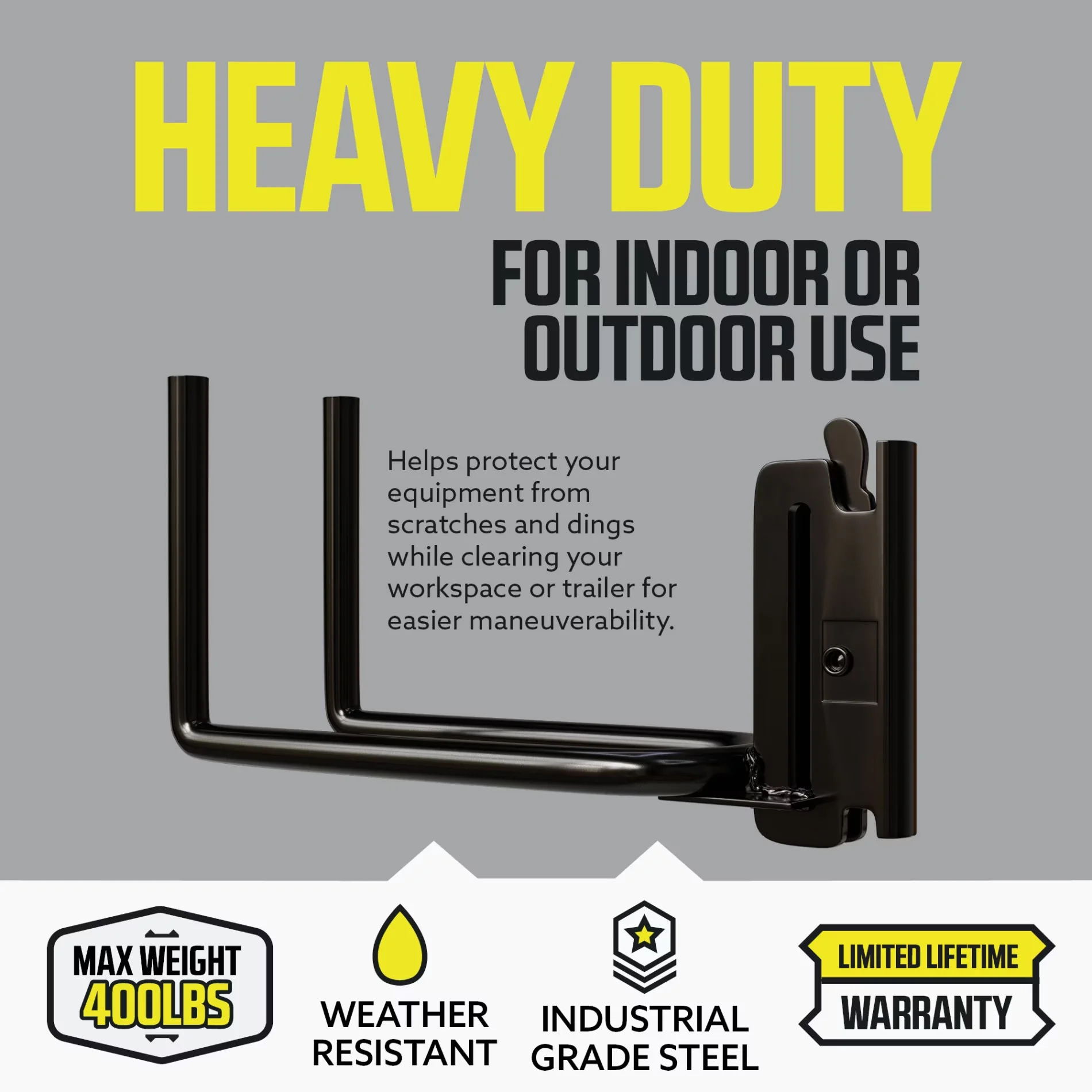 Toolstorage Durable - Wood, Alloy Steel, Zinc Black Track for General Purpose Model 17F6CF