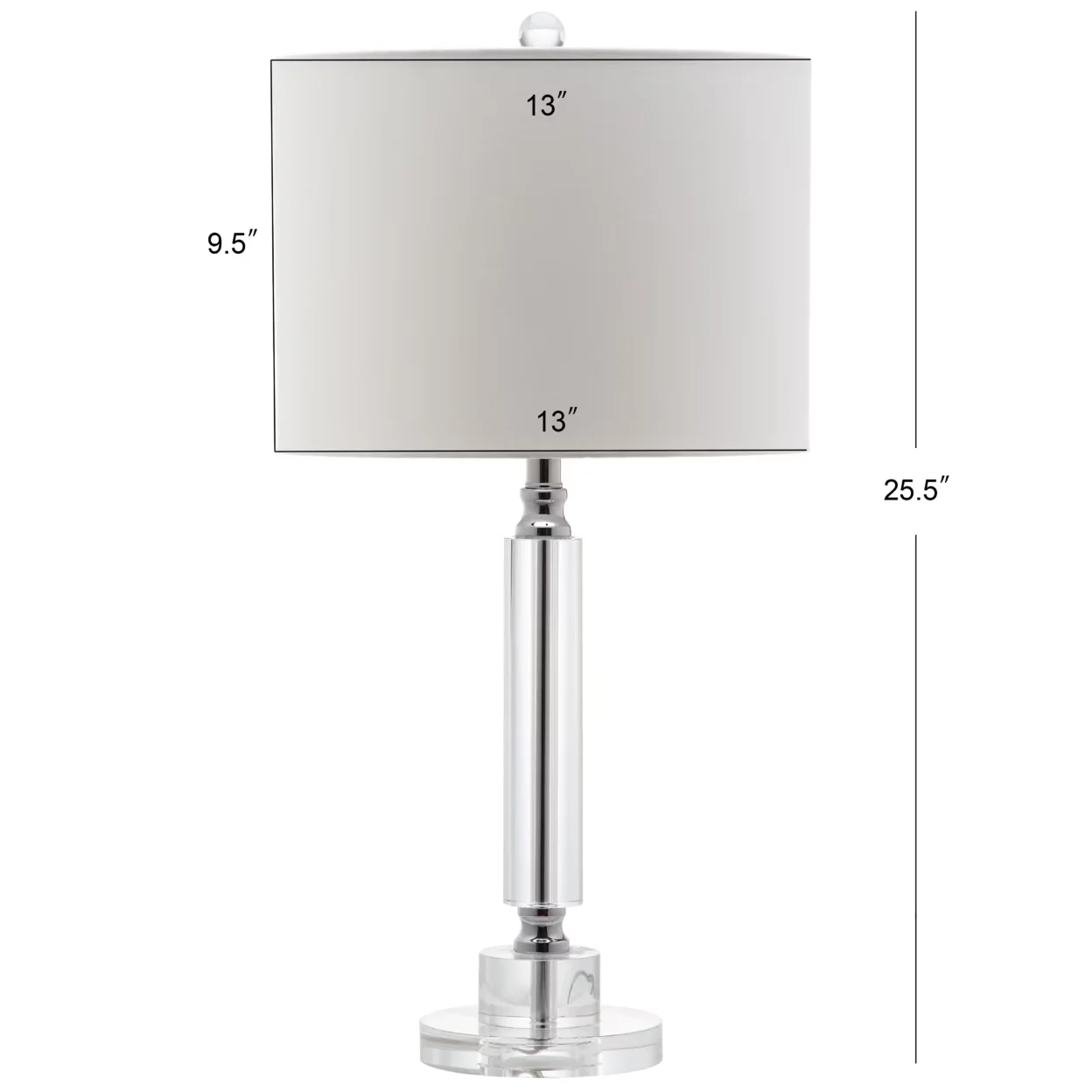 Professional Lamp Set with Modern, of 2, Minor assembly needed - Clear Crystal Model 51E634